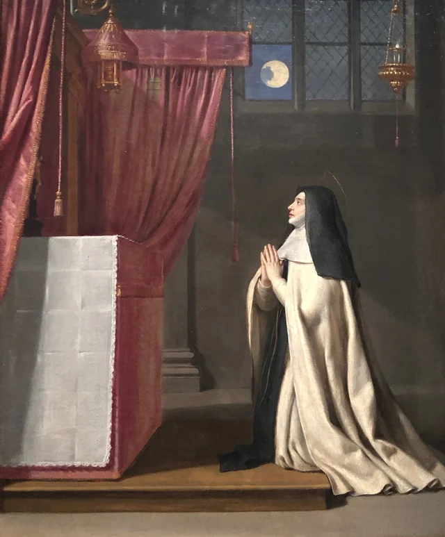The Vision of Saint Juliana of Mont Cornillon, Philippe de Champaigne
