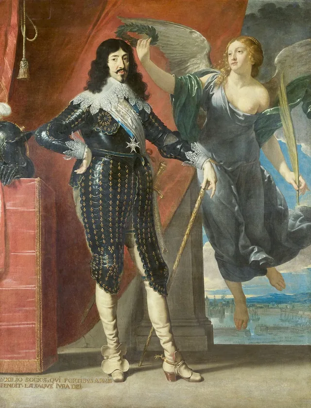 Louis XIII Crowned by Victory, Philippe de Champaigne