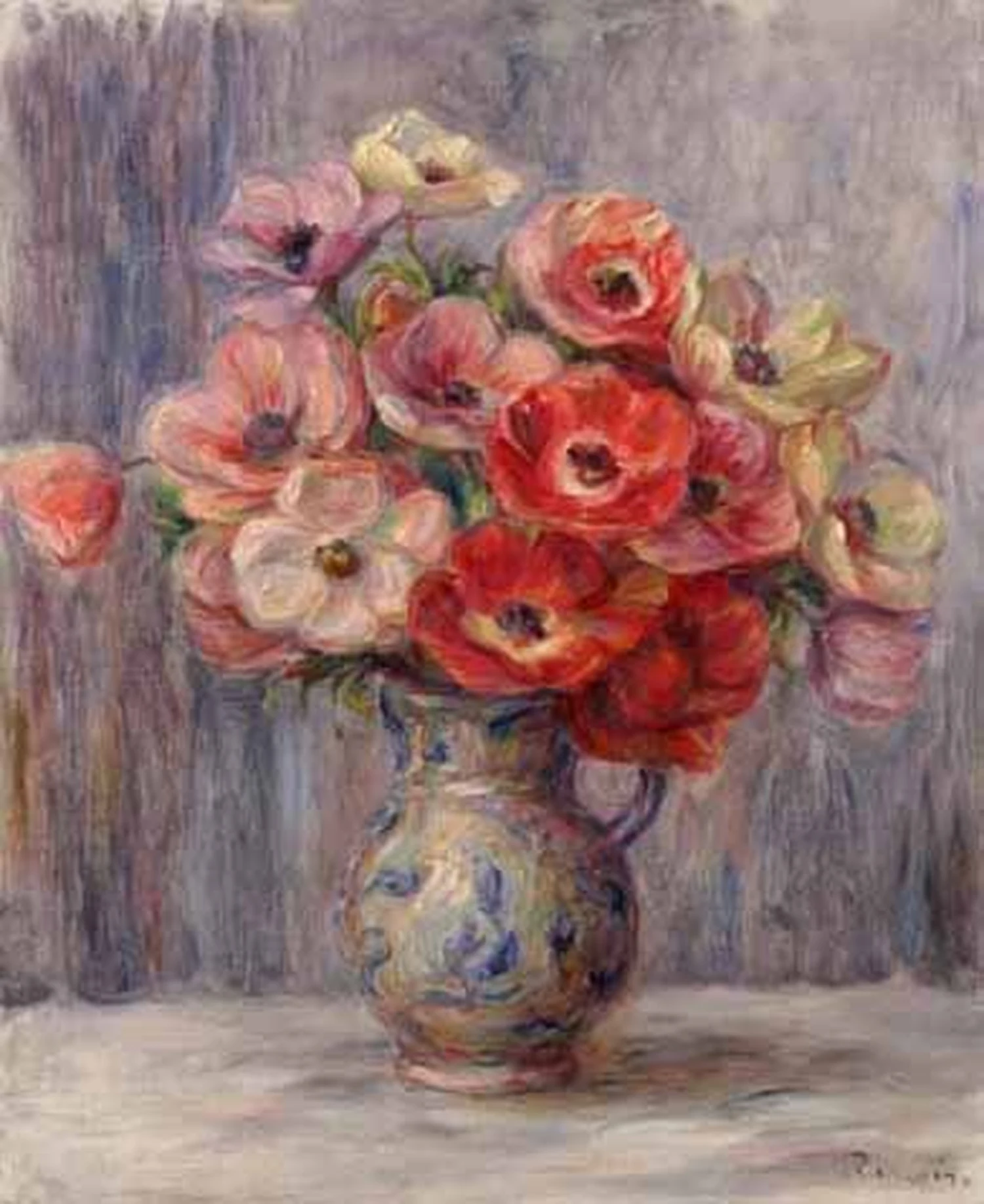 Anemones, Pierre-Auguste Renoir