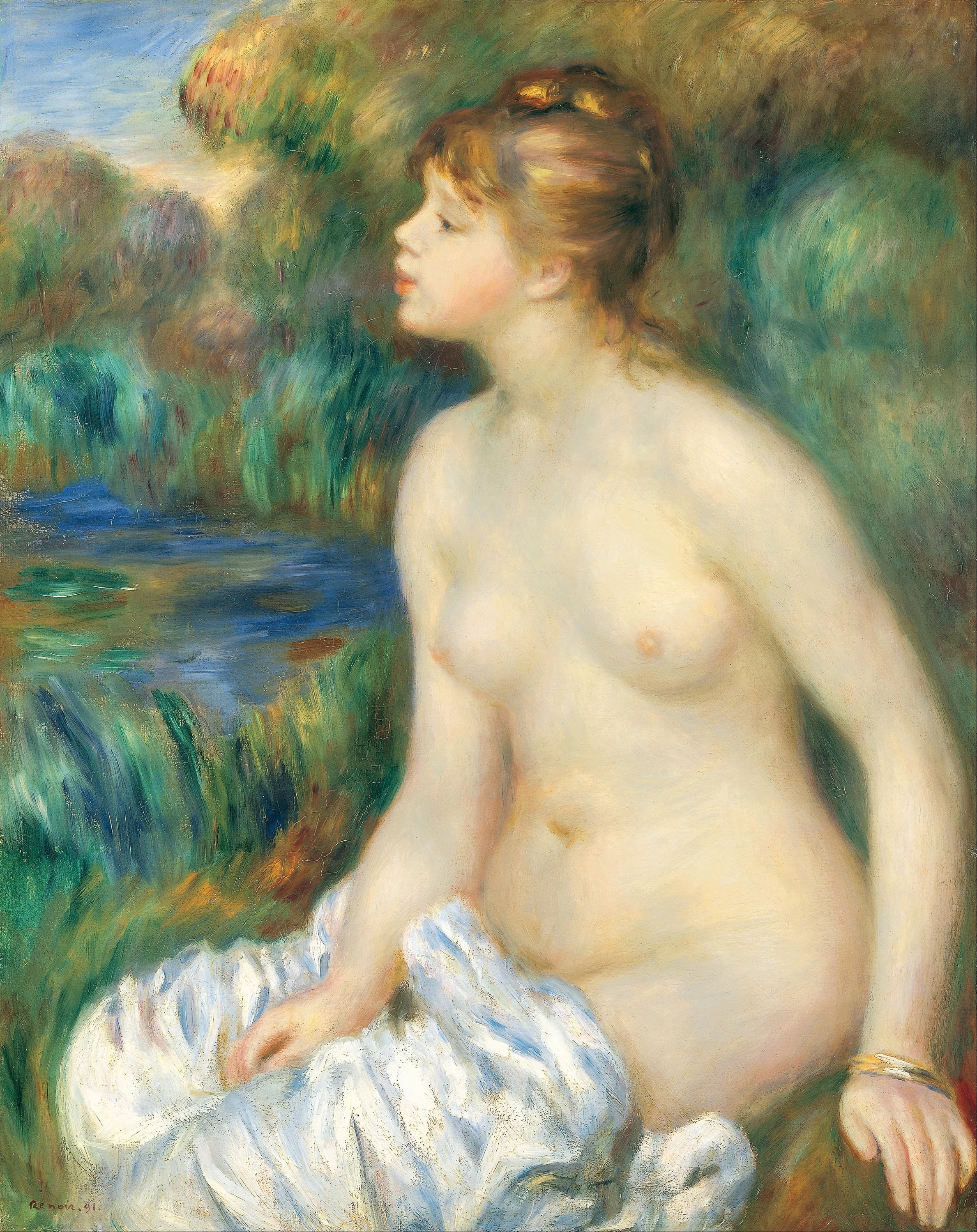 Bather, Pierre-Auguste Renoir