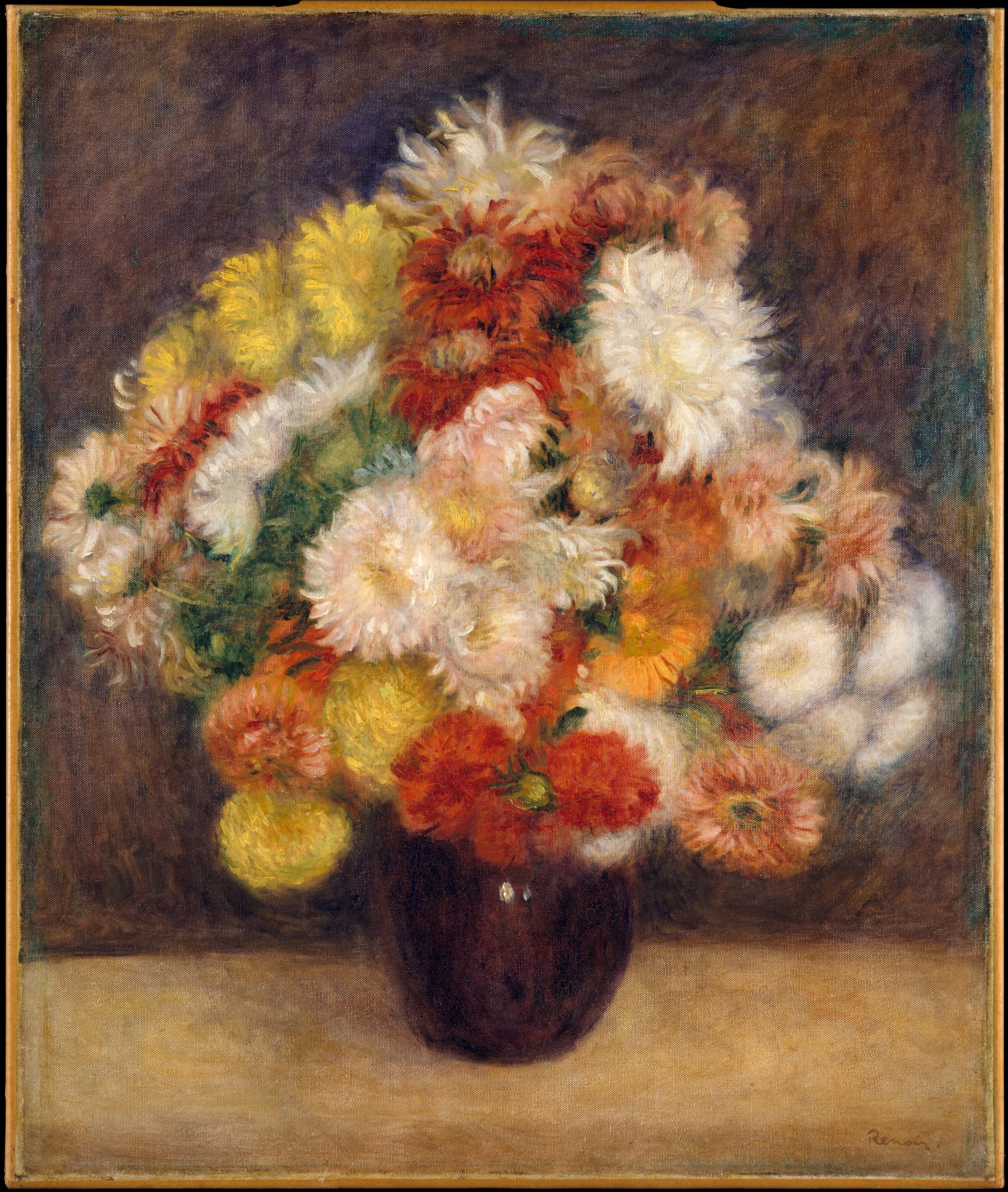 Bouquet of Chrysanthemums, Pierre-Auguste Renoir