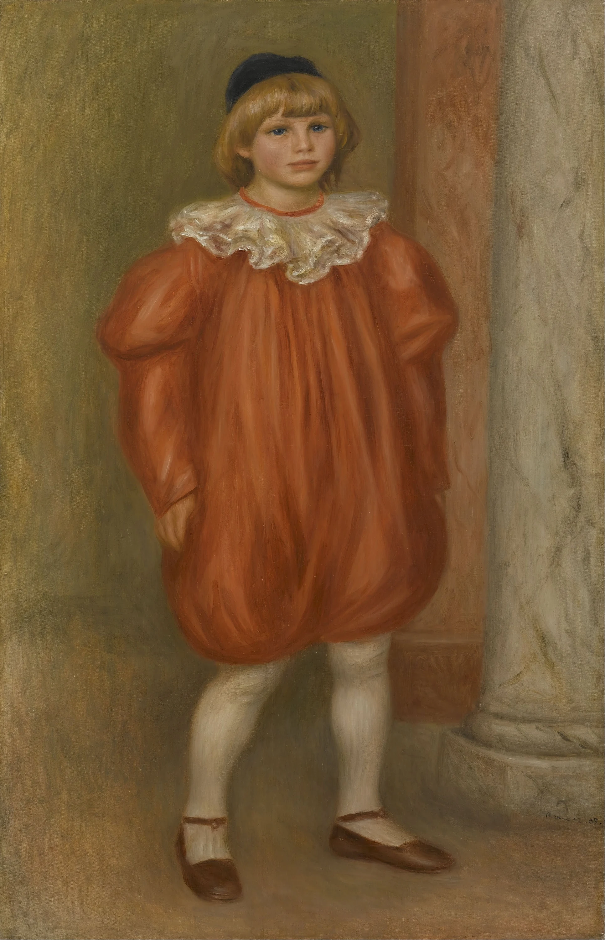 Claude Renoir en clown, Pierre-Auguste Renoir