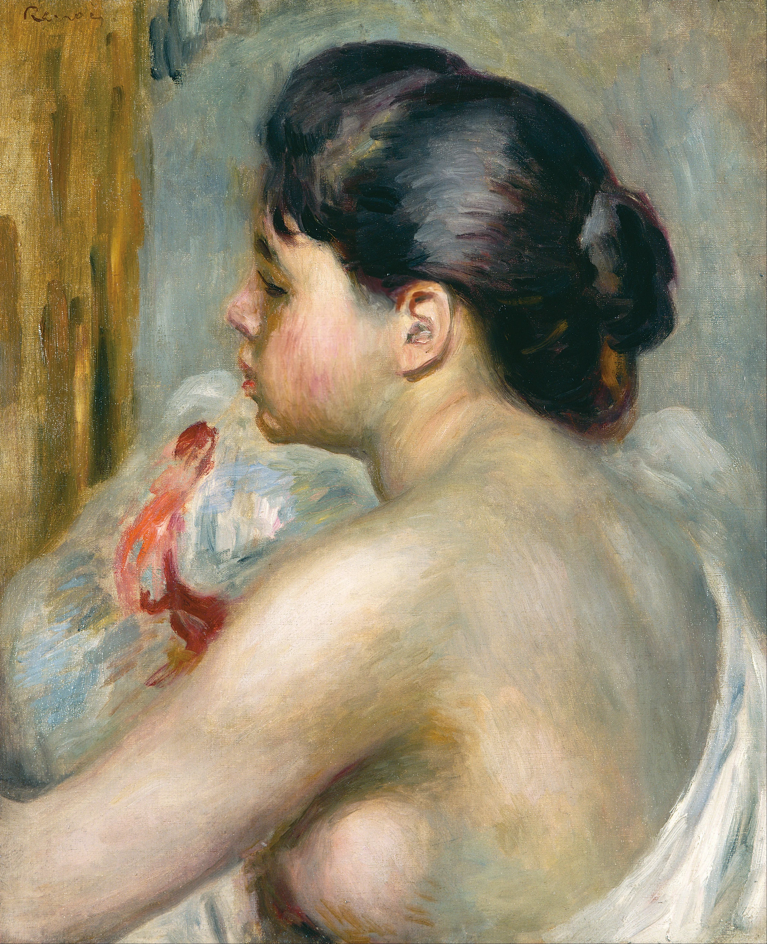 Dark-Haired Woman, Pierre-Auguste Renoir