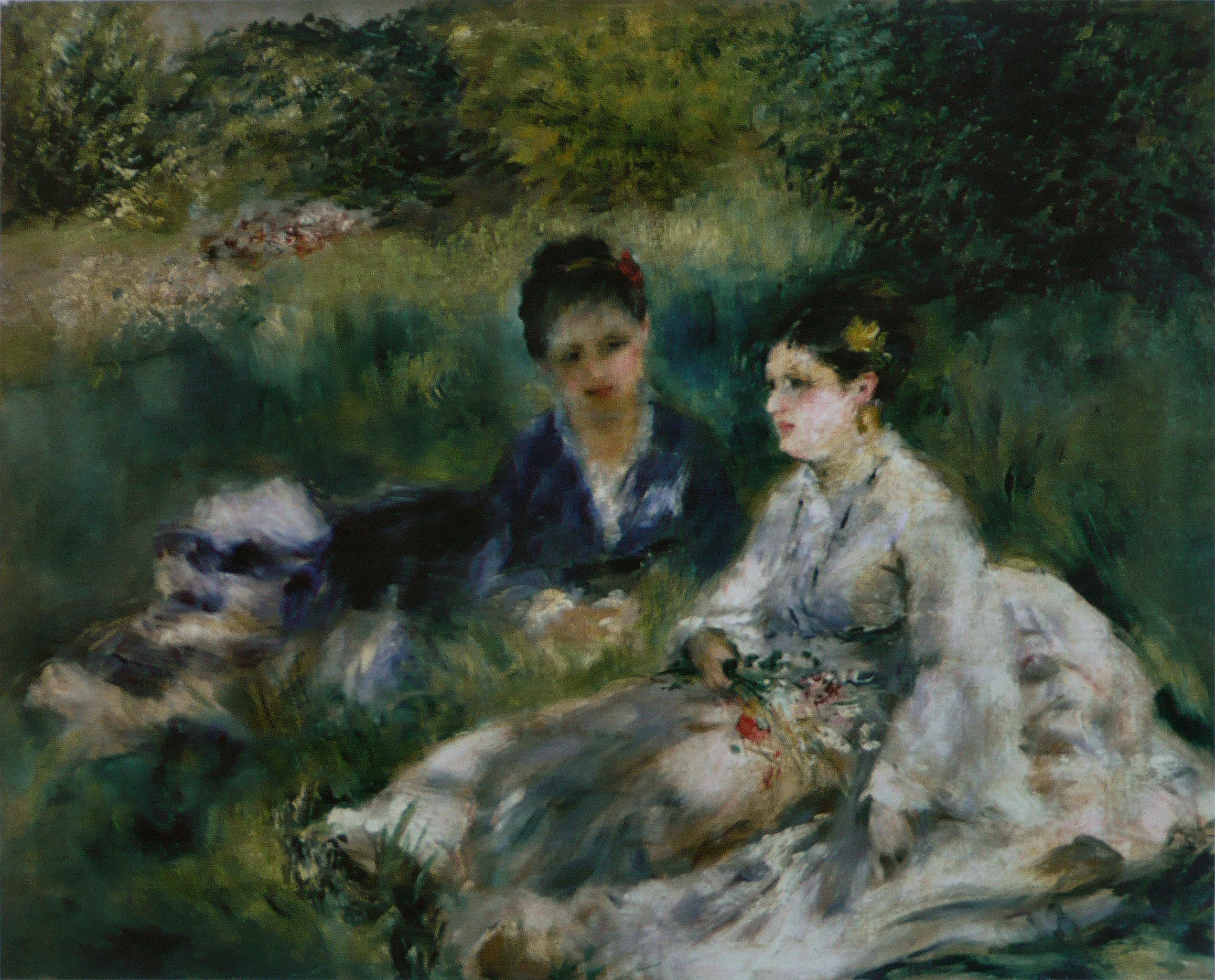Deux femmes dans l'herbe, Pierre-Auguste Renoir