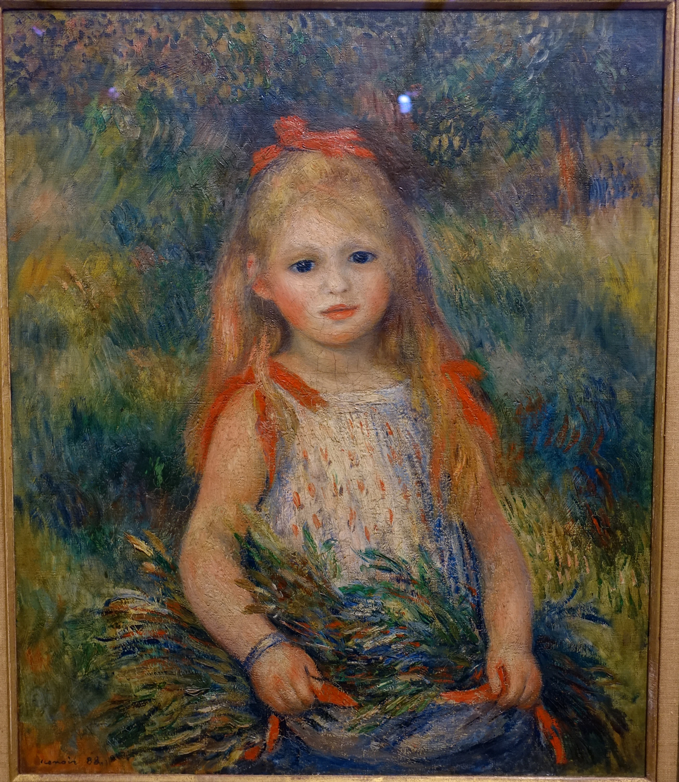 Enfant portant des épis, Pierre-Auguste Renoir