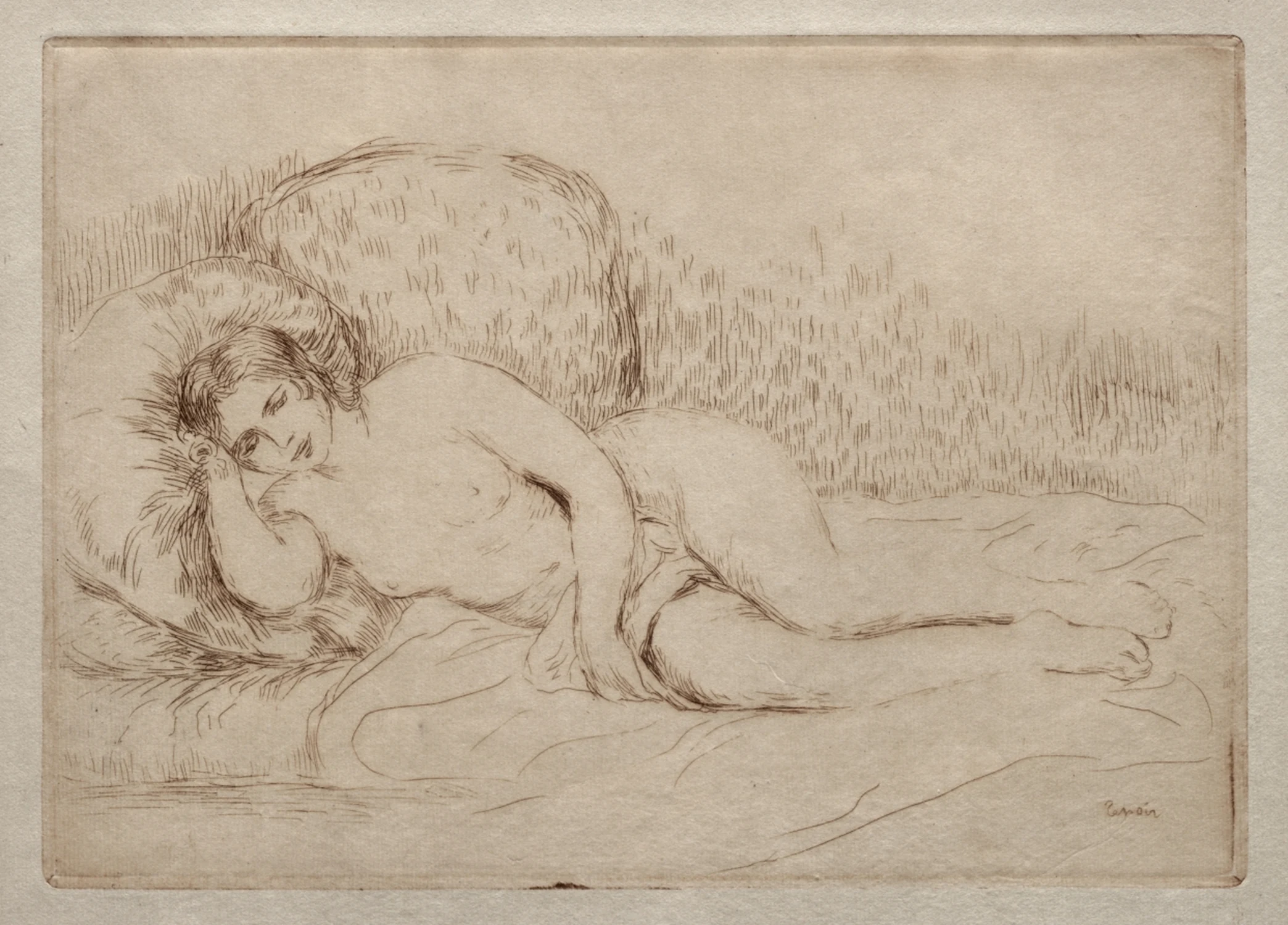 Femme nue couchée, Pierre-Auguste Renoir