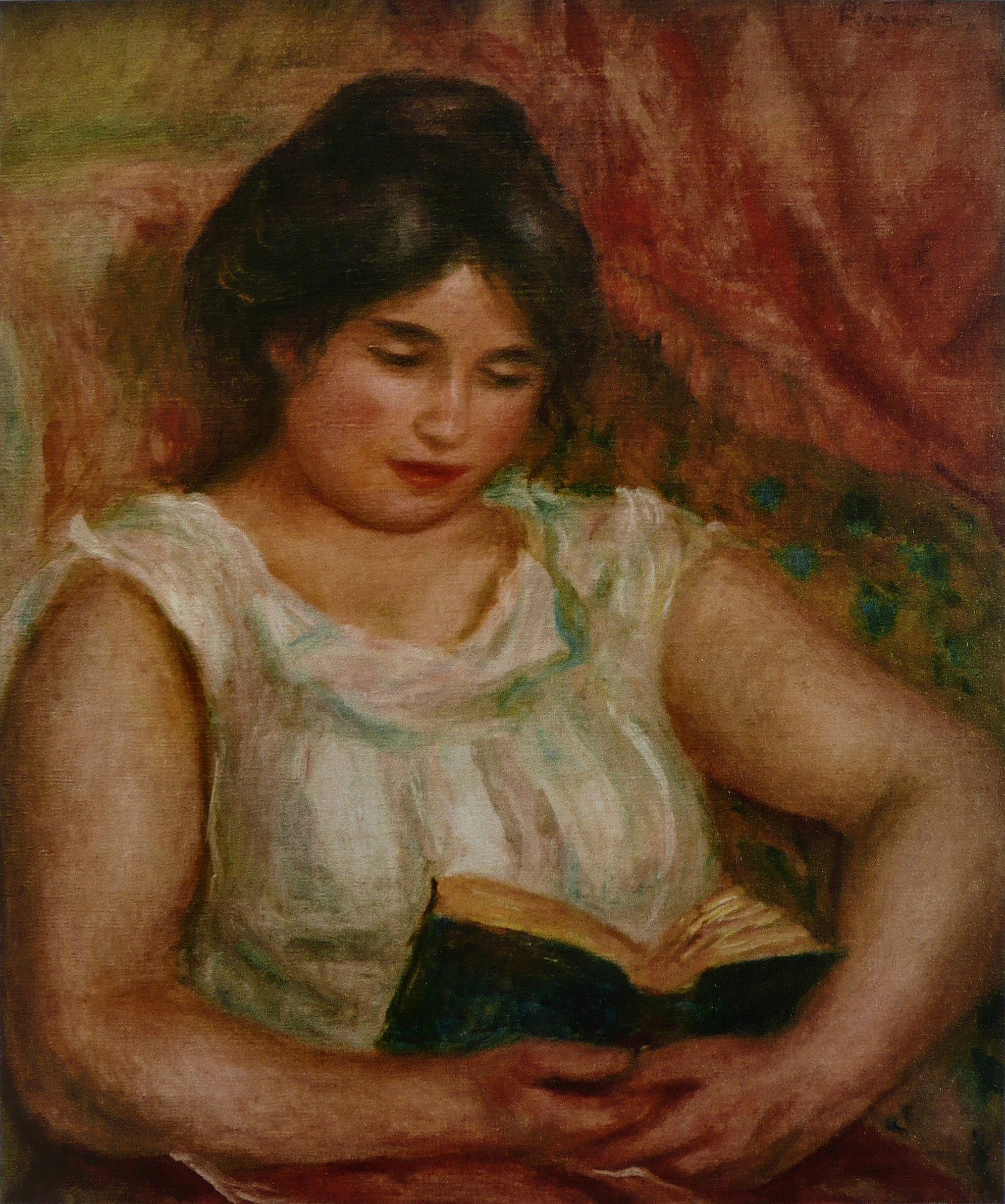 Gabrielle lisant, Pierre-Auguste Renoir