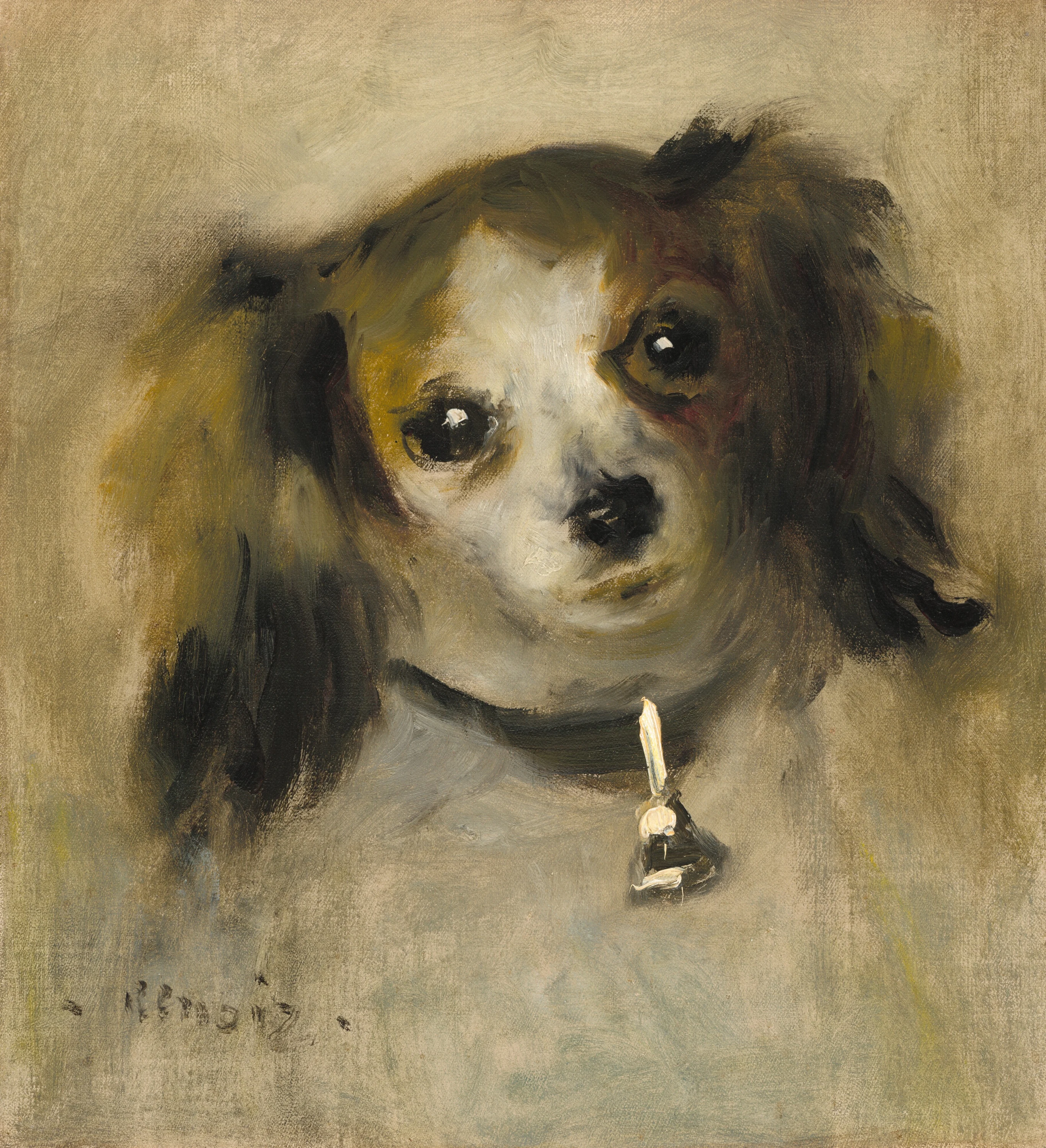 Head of a Dog, Pierre-Auguste Renoir