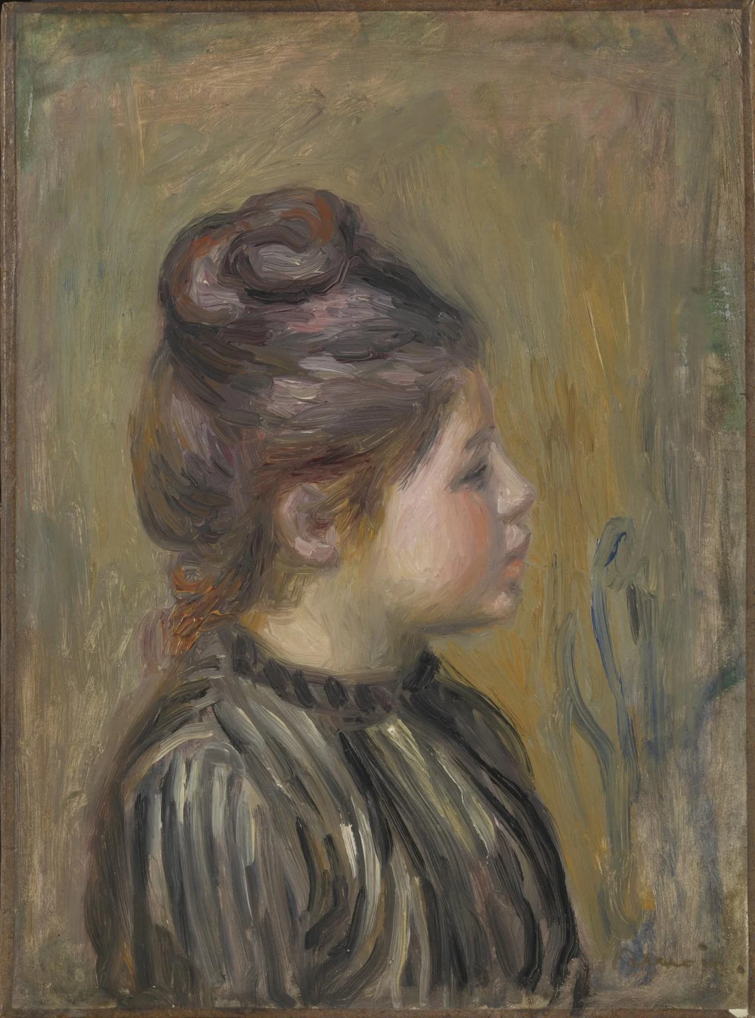 Head of a Girl, Pierre-Auguste Renoir