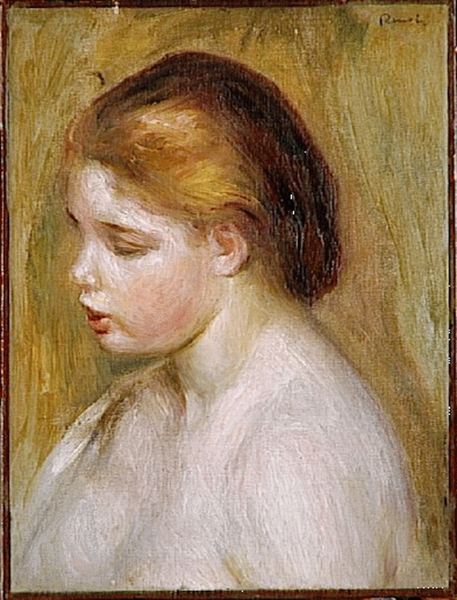 Jeune Femme nue en buste, Pierre-Auguste Renoir