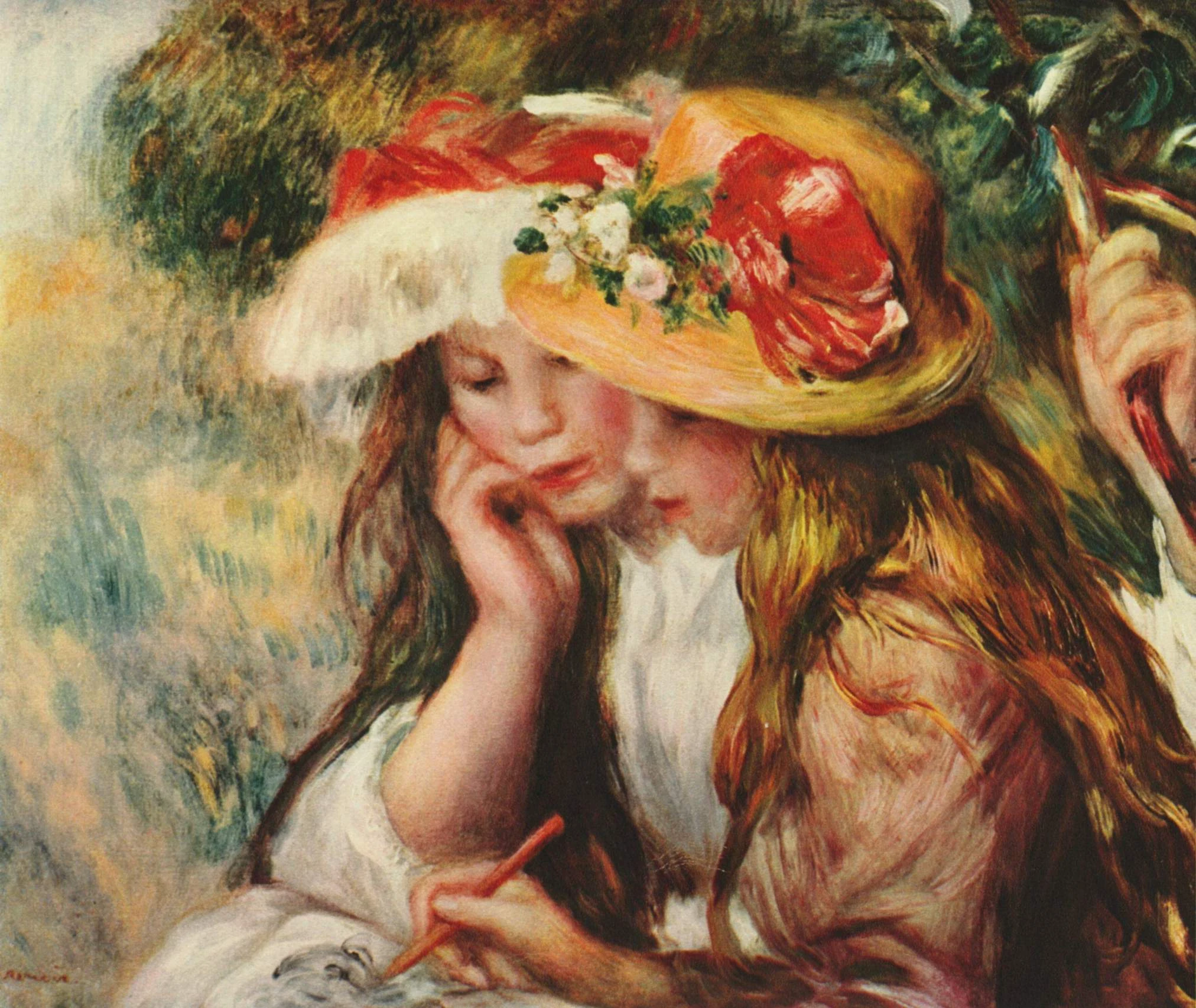 Jeunes filles dessinant, Pierre-Auguste Renoir