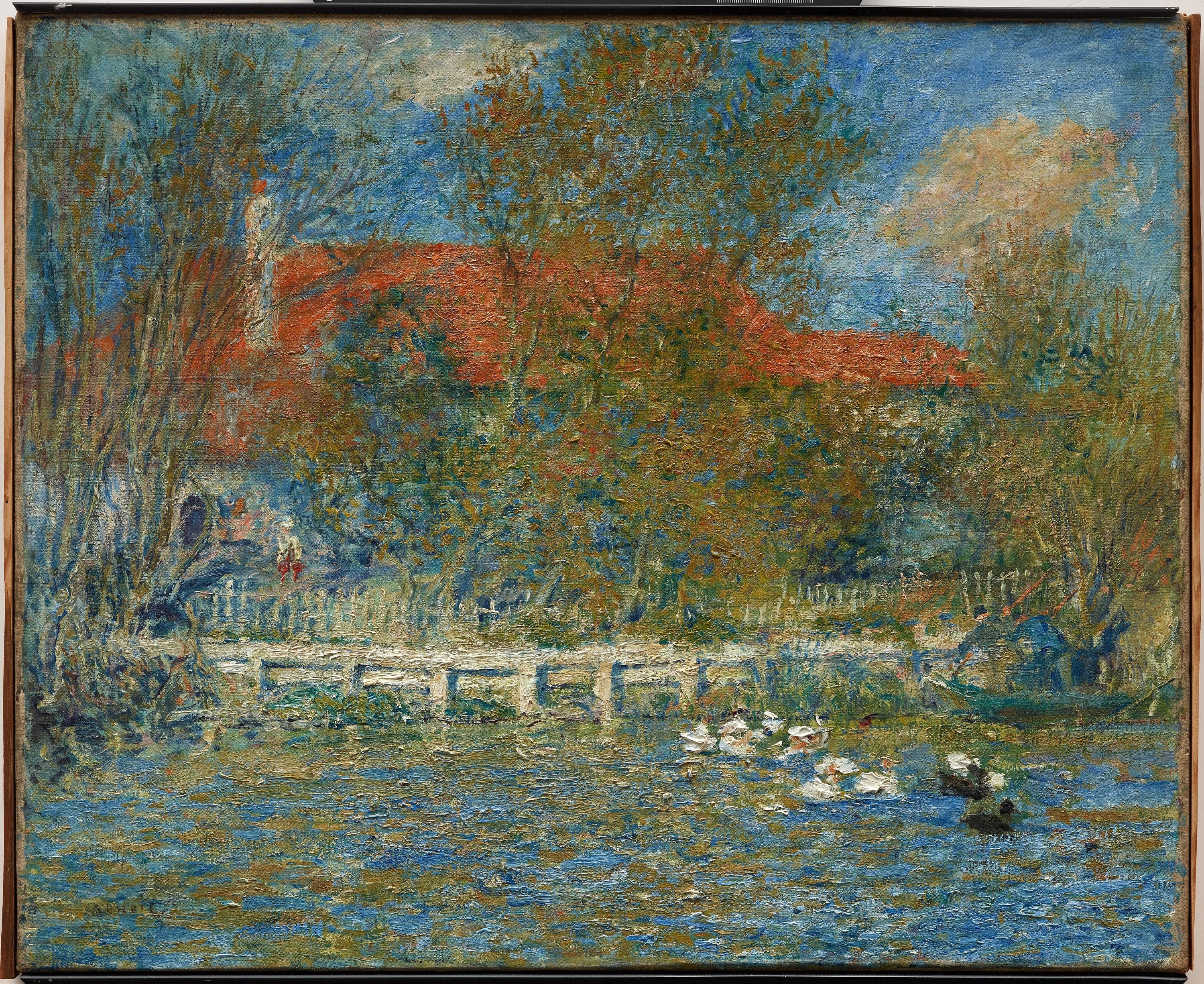 L'étang de canard, Pierre-Auguste Renoir