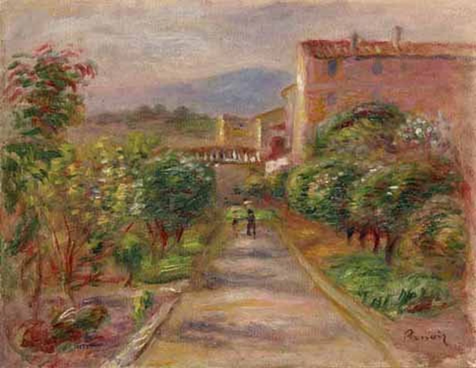 Landscape at Cagnes, Pierre-Auguste Renoir