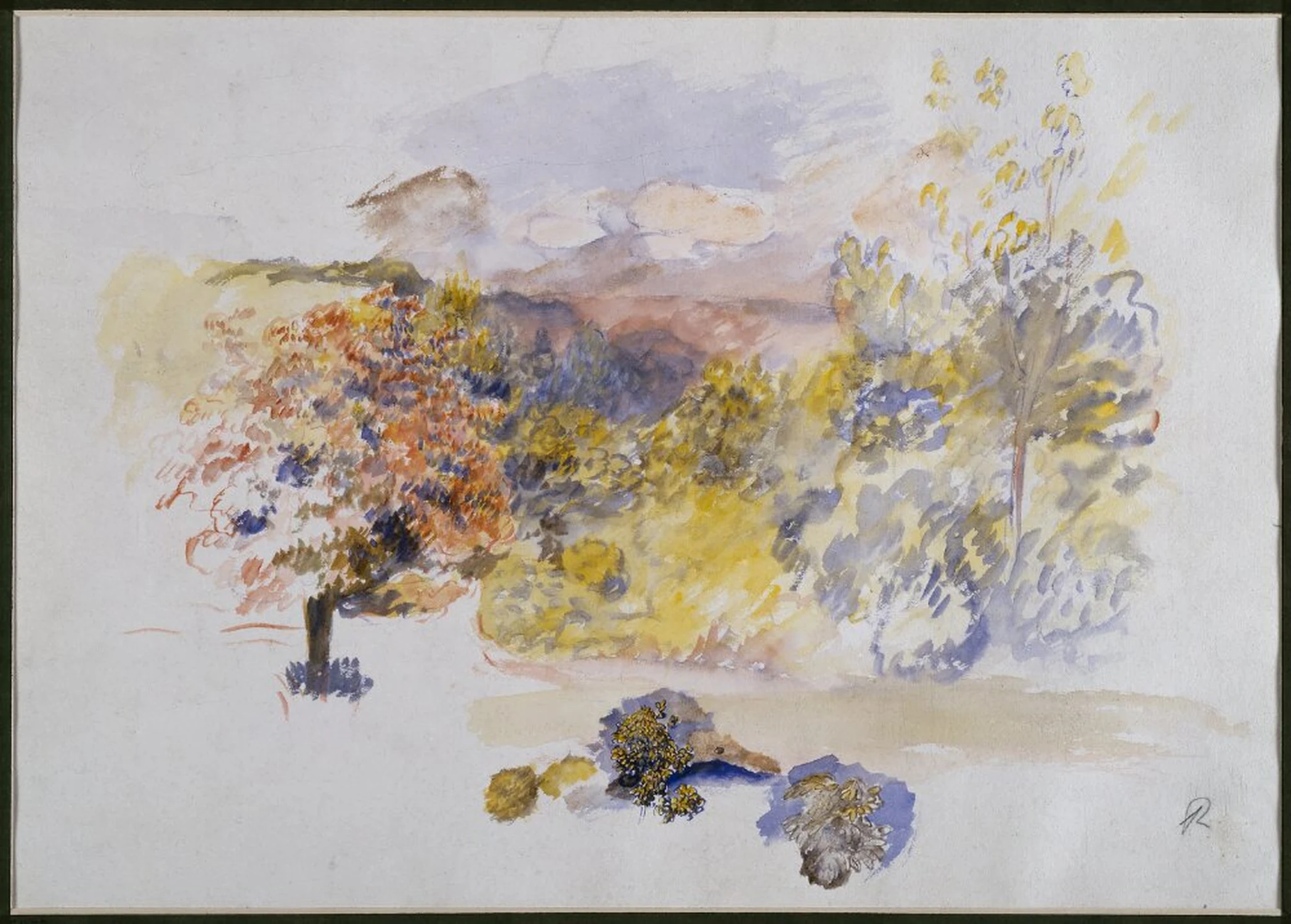 Landskap i Provence, Pierre-Auguste Renoir