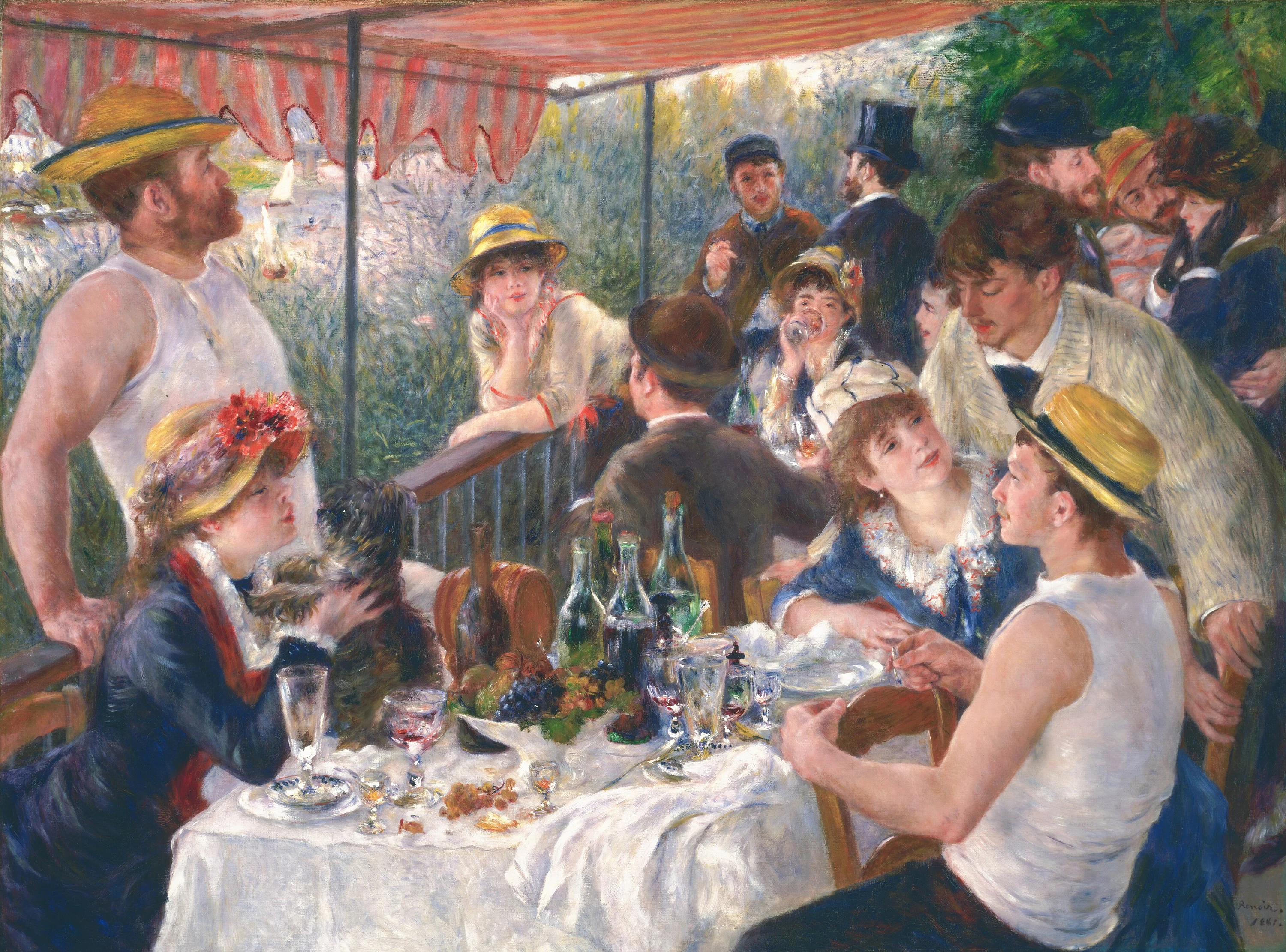 Le Déjeuner des canotiers, Pierre-Auguste Renoir