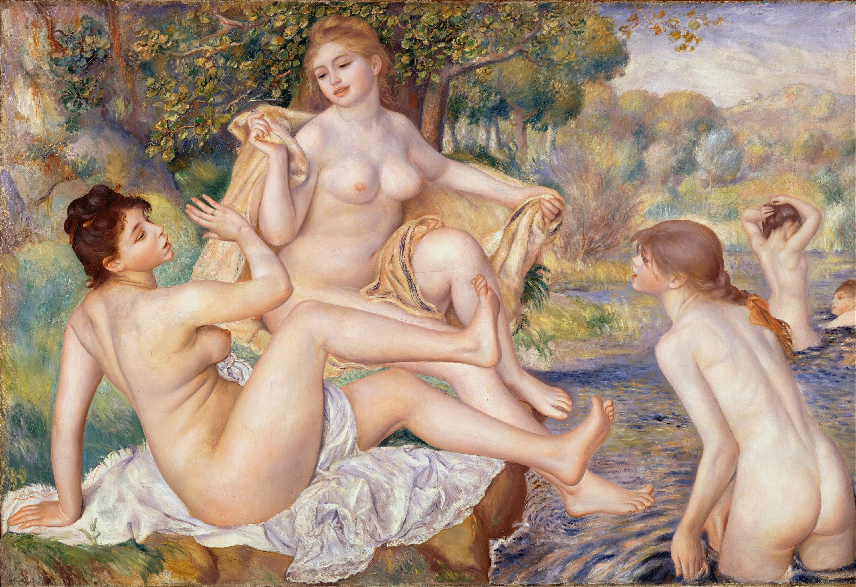 Les Grandes Baigneuses, Pierre-Auguste Renoir