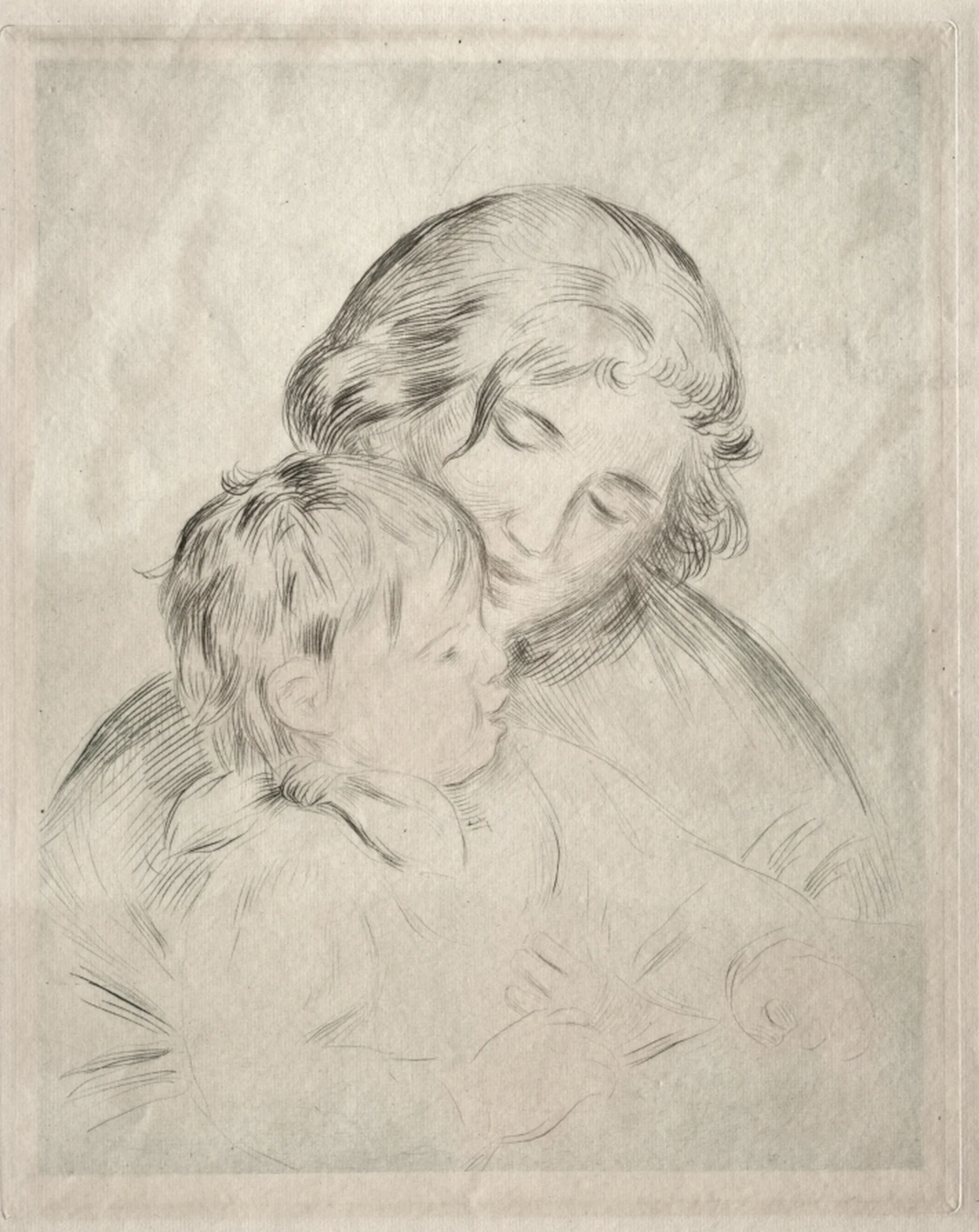 Mother and Child, Pierre-Auguste Renoir