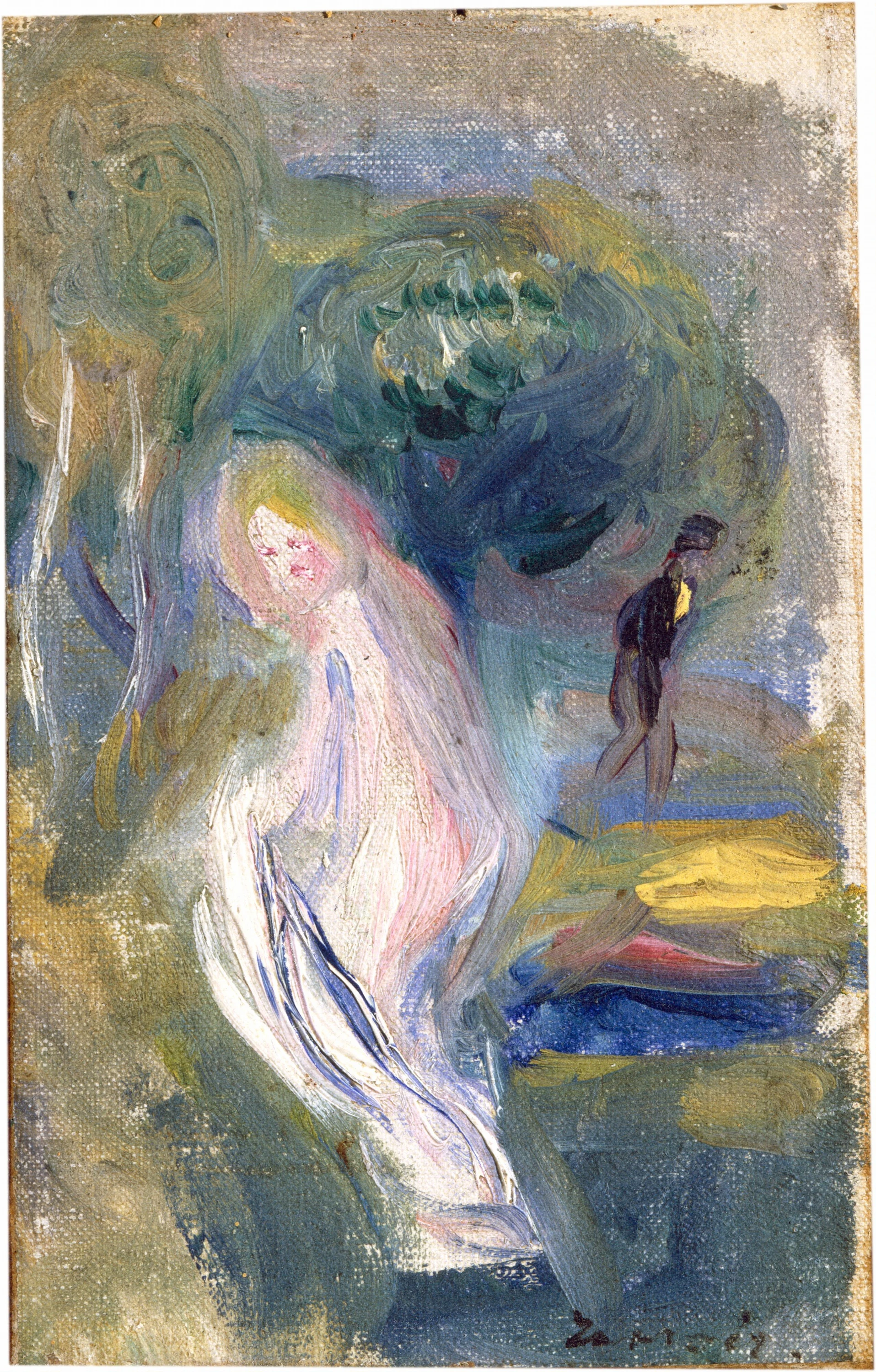 Nude with Figure in Background, Pierre-Auguste Renoir