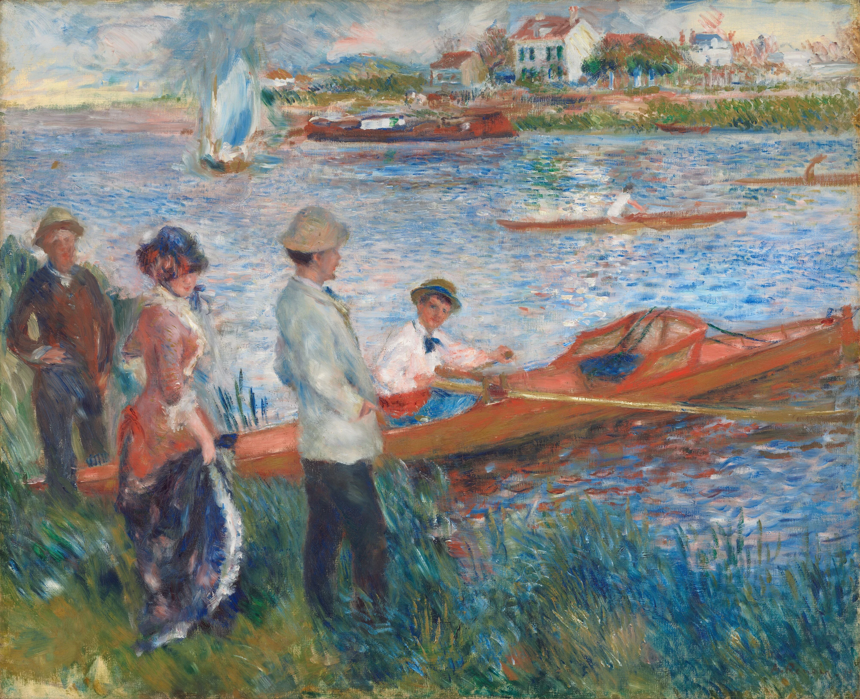 Oarsmen at Chatou, Pierre-Auguste Renoir