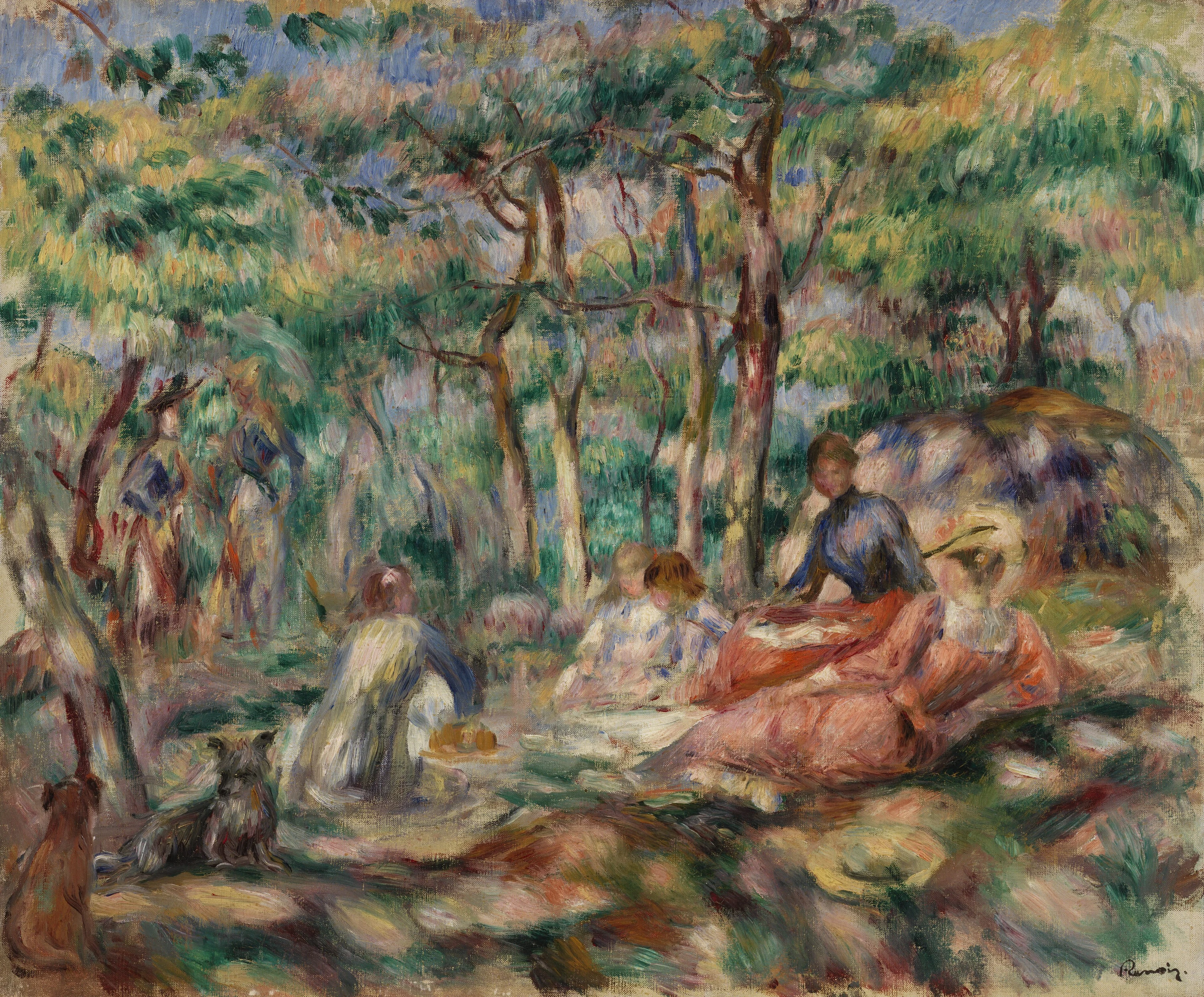 Picnic (Le Déjeuner sur l'herbe), Pierre-Auguste Renoir