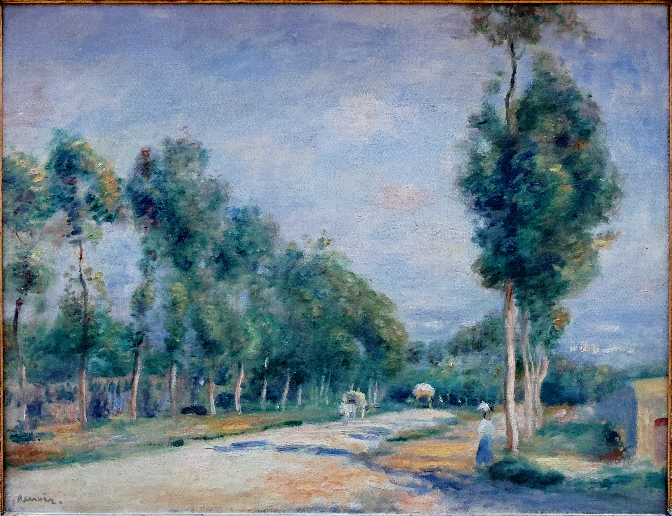 Route de Versailles à Louveciennes, Pierre-Auguste Renoir