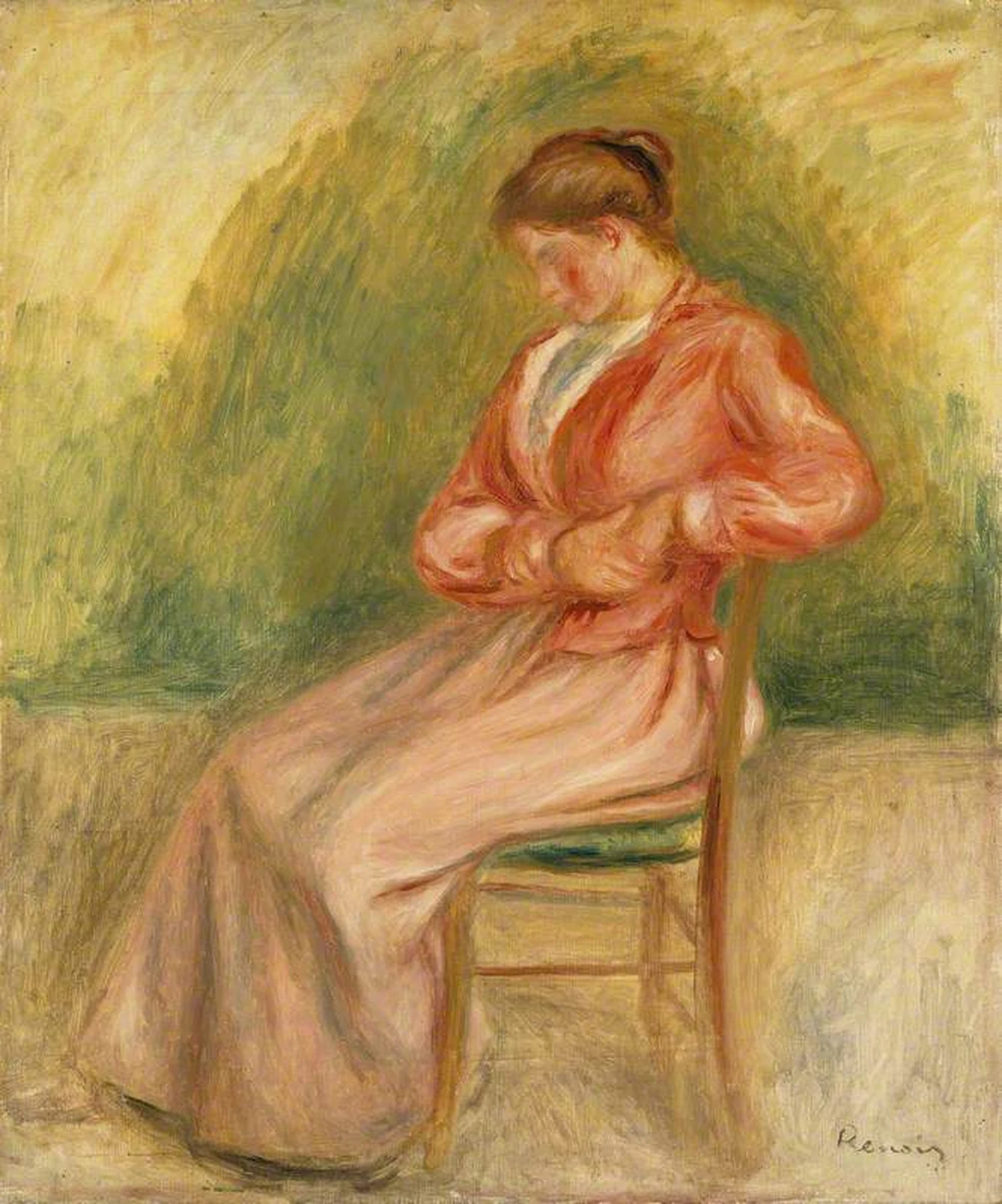 Seated Woman, Pierre-Auguste Renoir