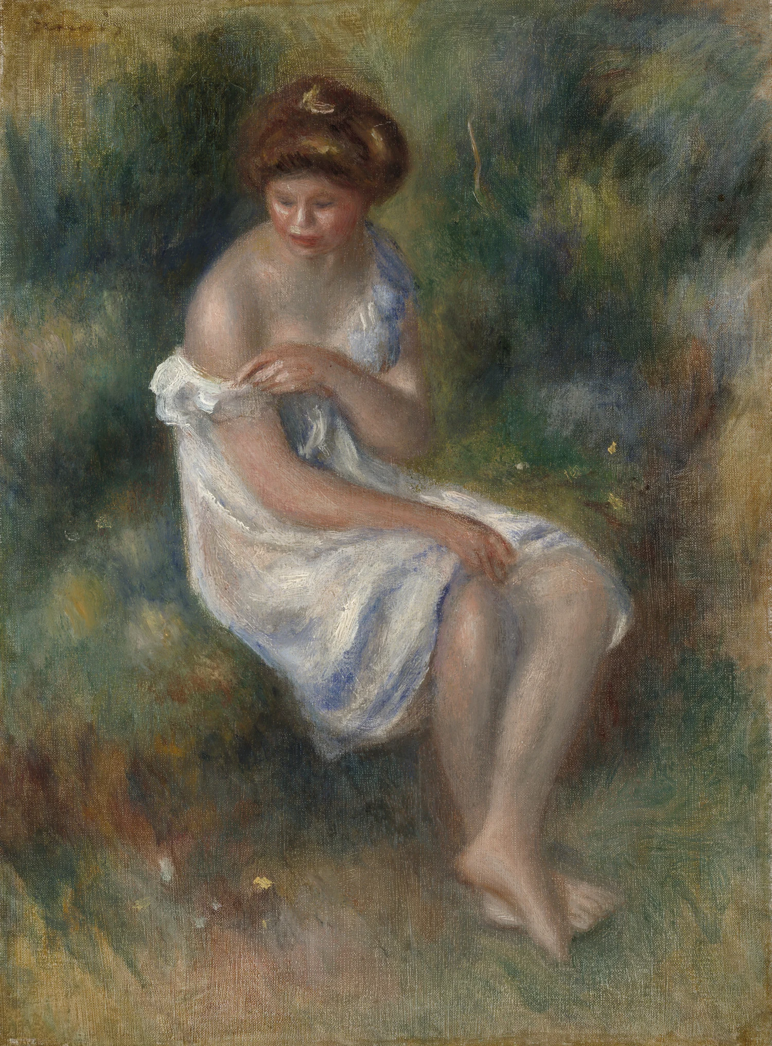 The Bather, Pierre-Auguste Renoir