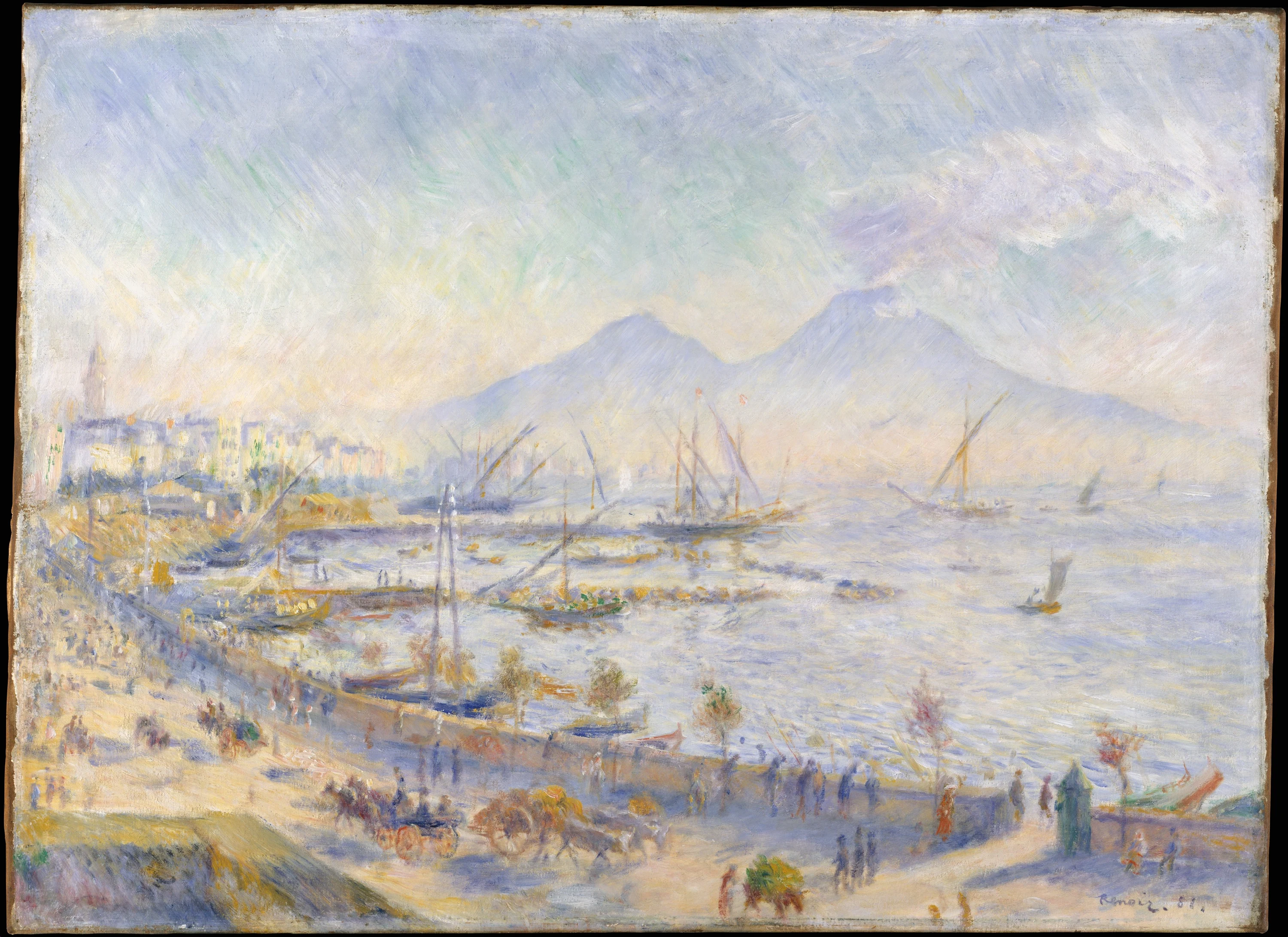 The Bay of Naples, Pierre-Auguste Renoir