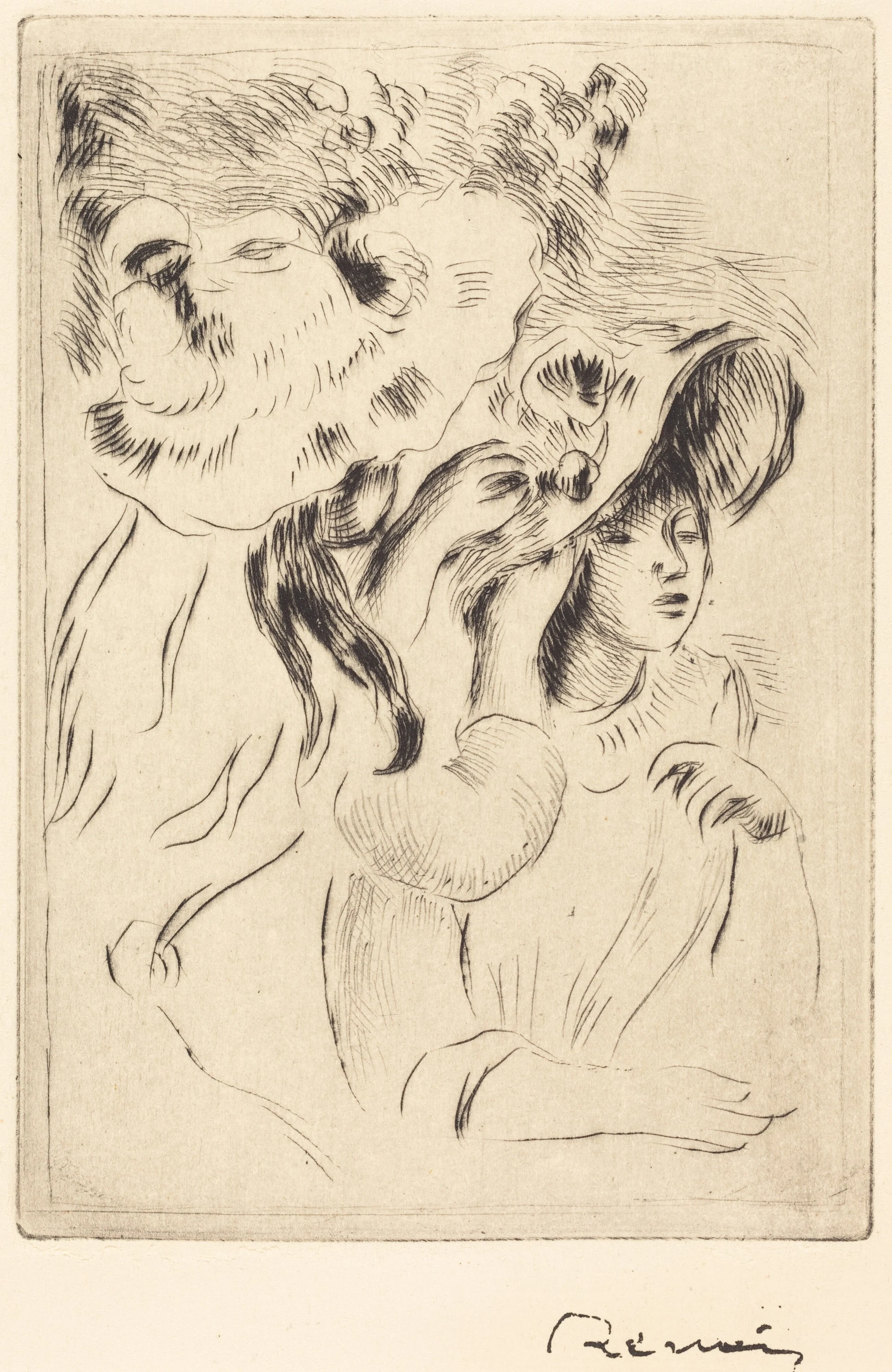 The Hat Pin (Le chapeau epingle), Pierre-Auguste Renoir
