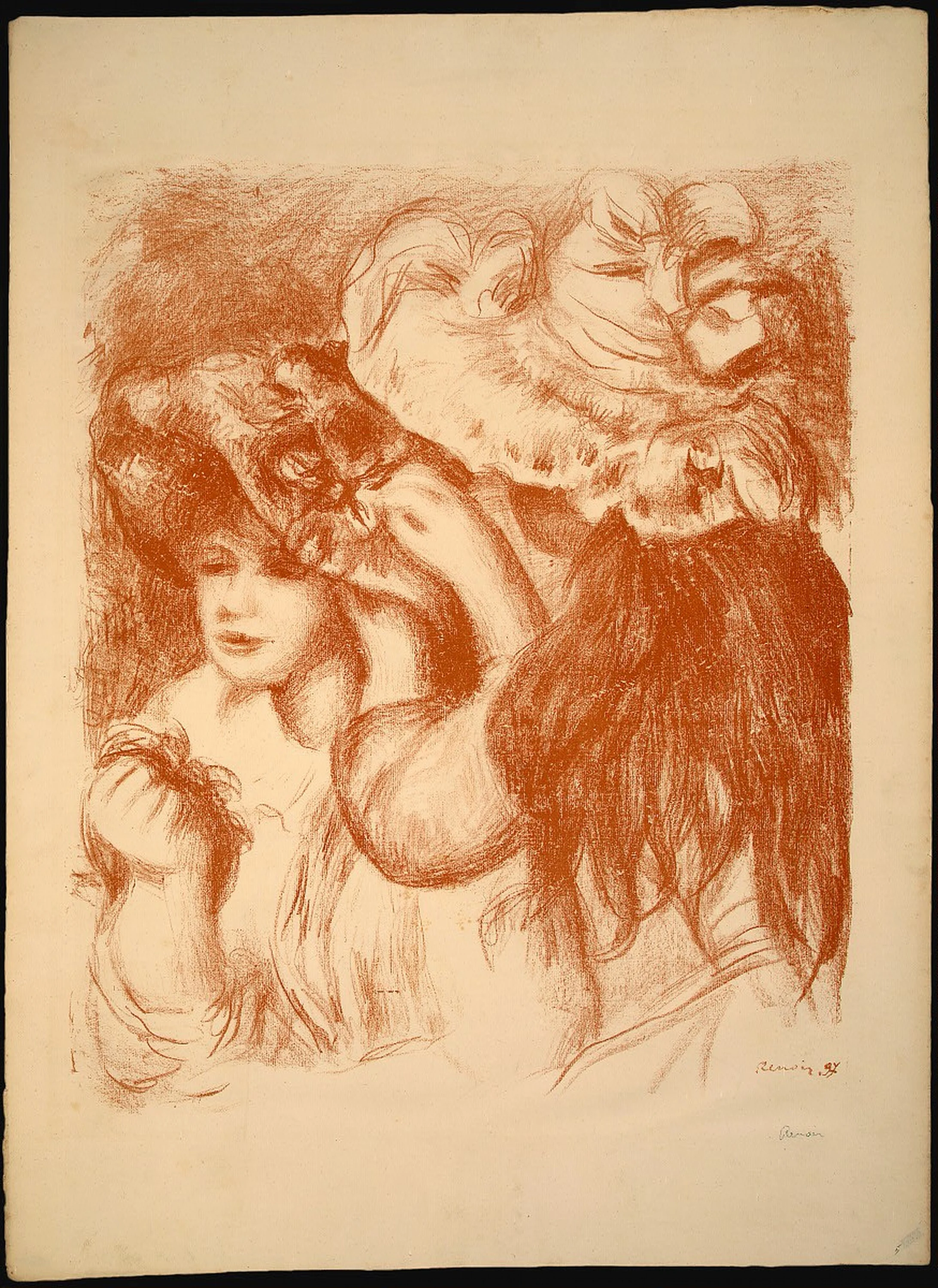 The Hat Pin (Le chapeau épingle), Pierre-Auguste Renoir