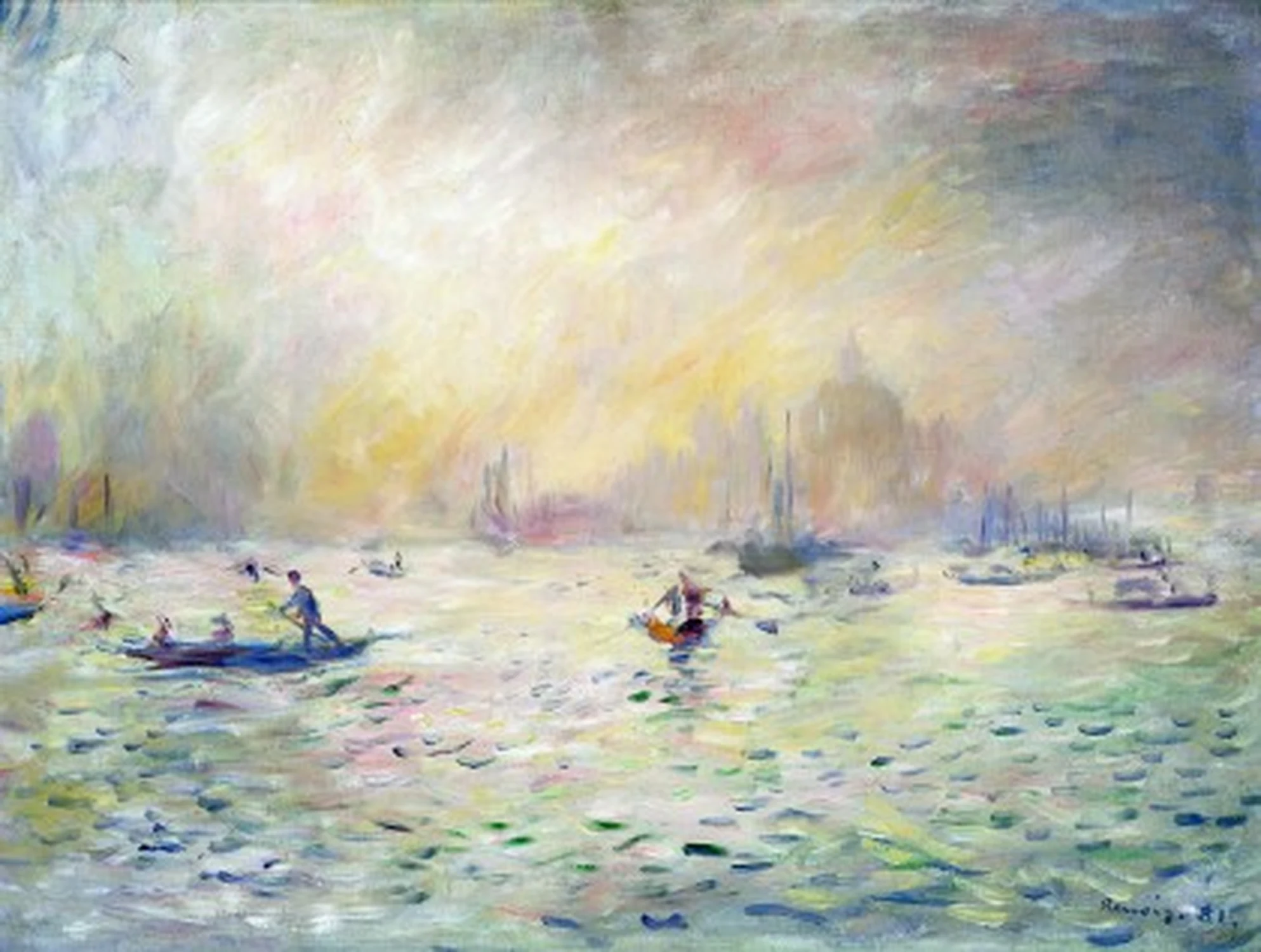 Venise — brouillard, Pierre-Auguste Renoir