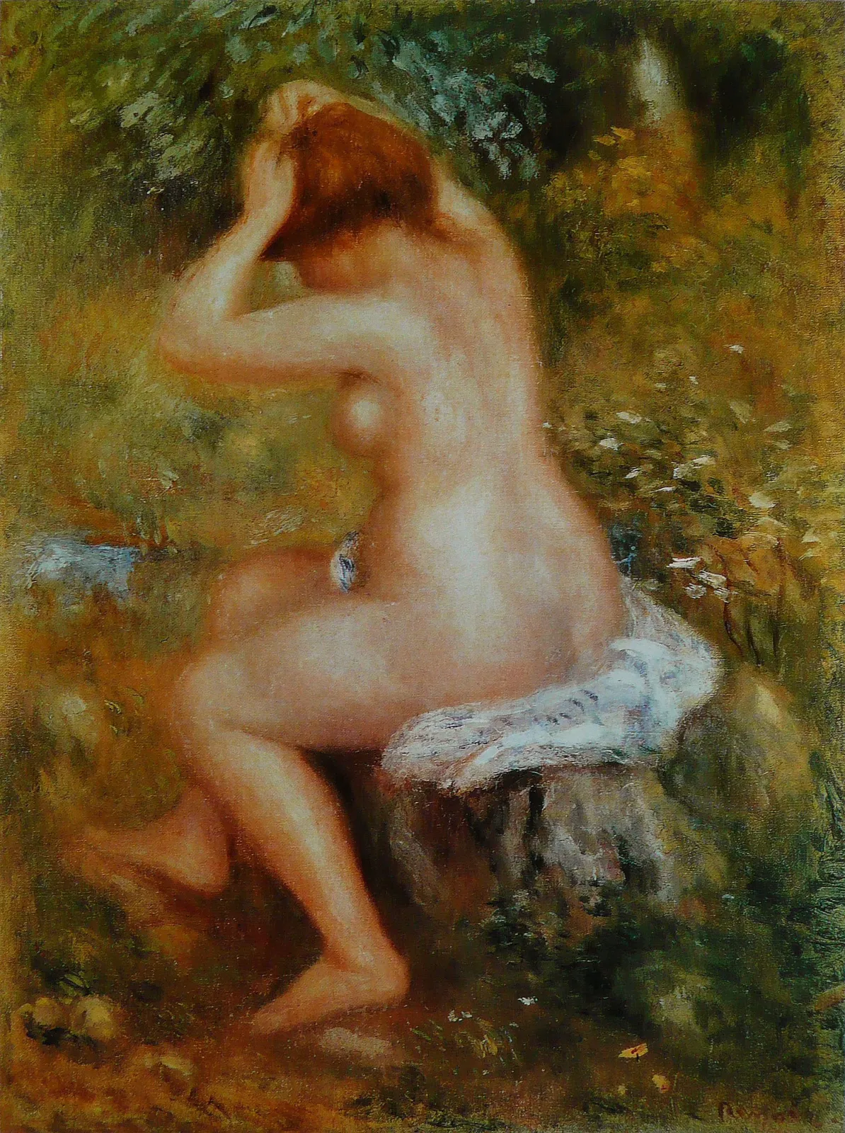 A Bather, Pierre-Auguste Renoir
