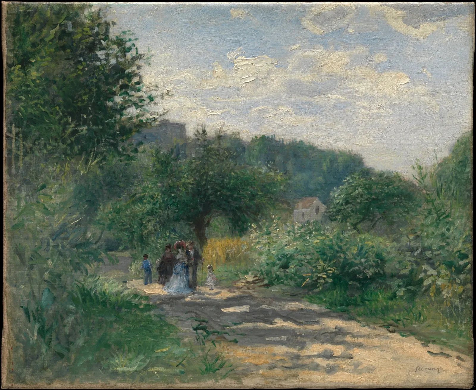 A Road in Louveciennes, Pierre-Auguste Renoir