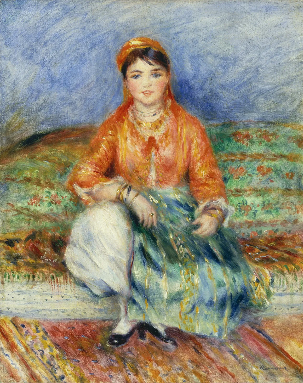 Algerian Girl, Pierre-Auguste Renoir