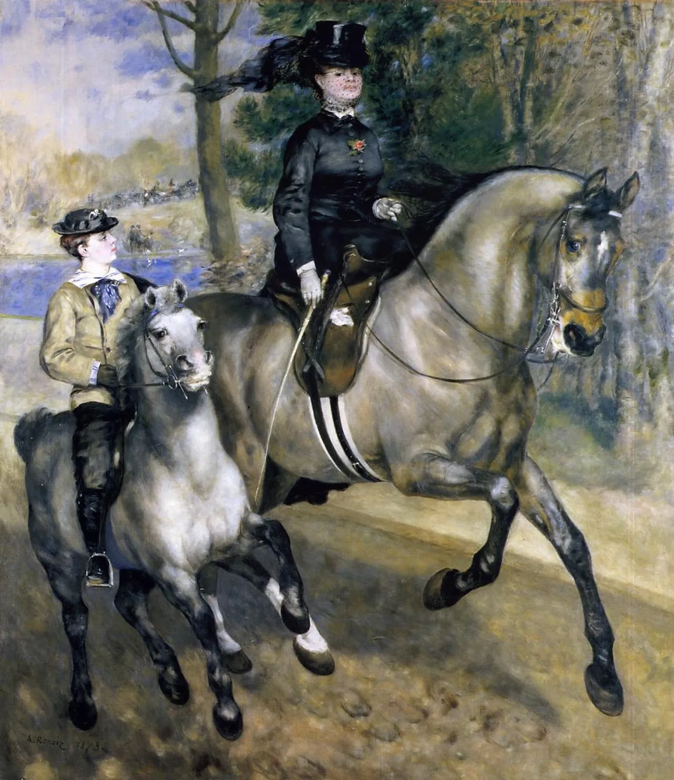 Allée cavalière au bois de Boulogne, Pierre-Auguste Renoir