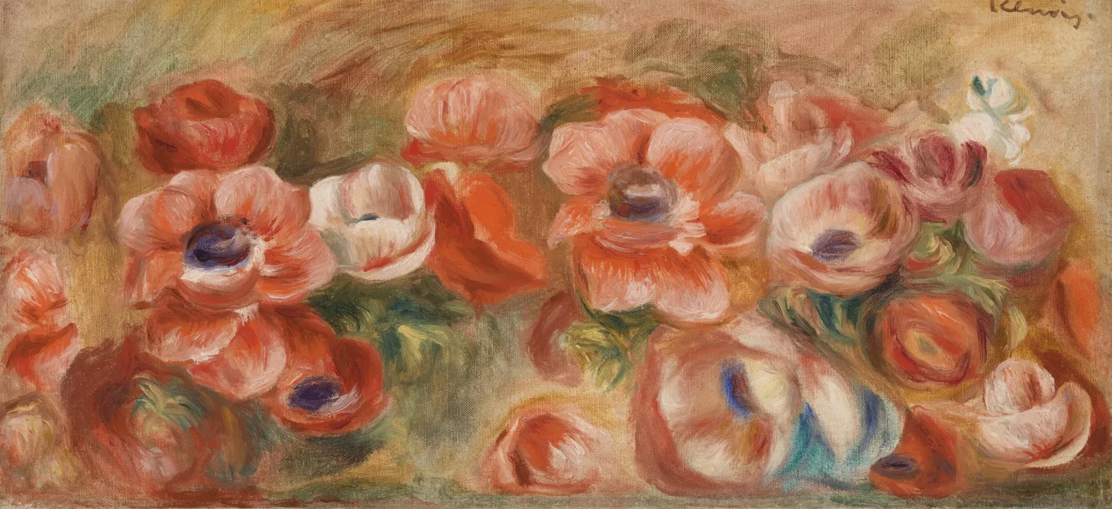 Anemones (Anémones), Pierre-Auguste Renoir