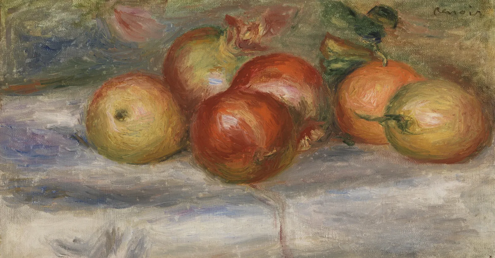 Apples, Orange, and Lemon (Pommes, oranges et citrons), Pierre-Auguste Renoir