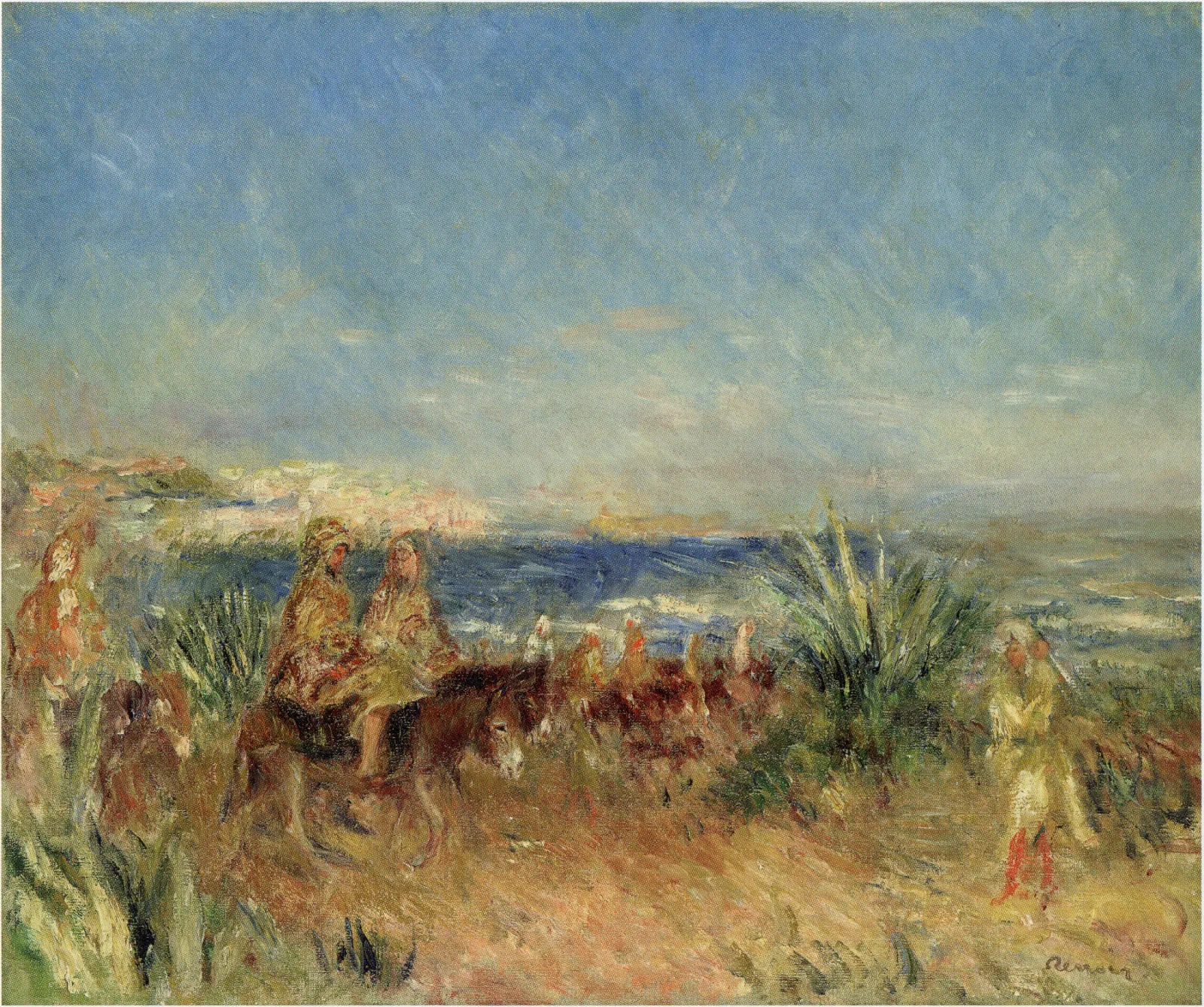 Arabs on Donkeys, Pierre-Auguste Renoir