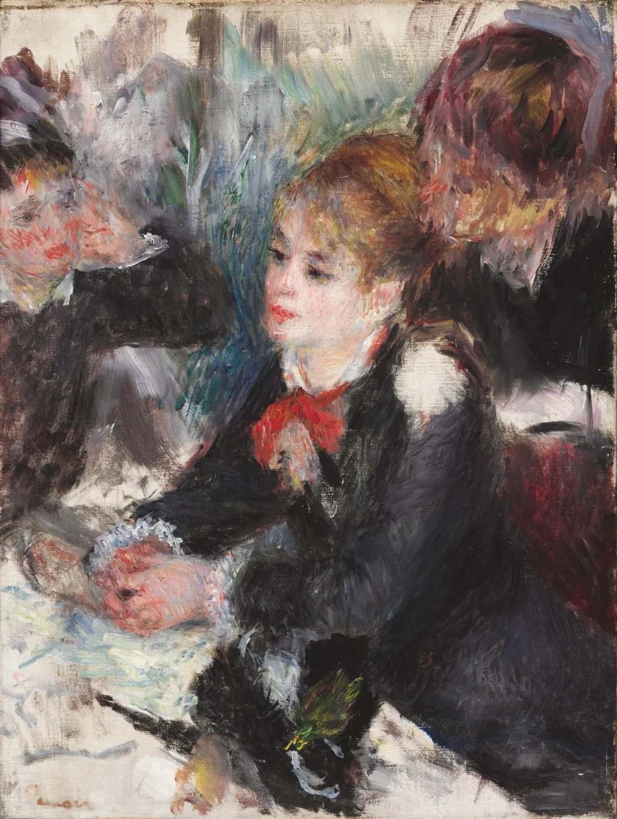 At the Milliner's, Pierre-Auguste Renoir