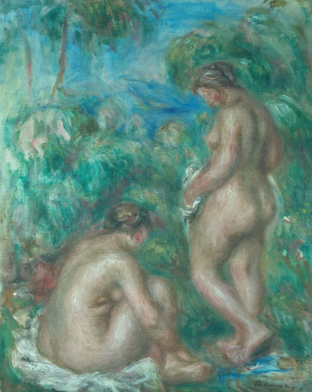 Badende kvinner, Pierre-Auguste Renoir