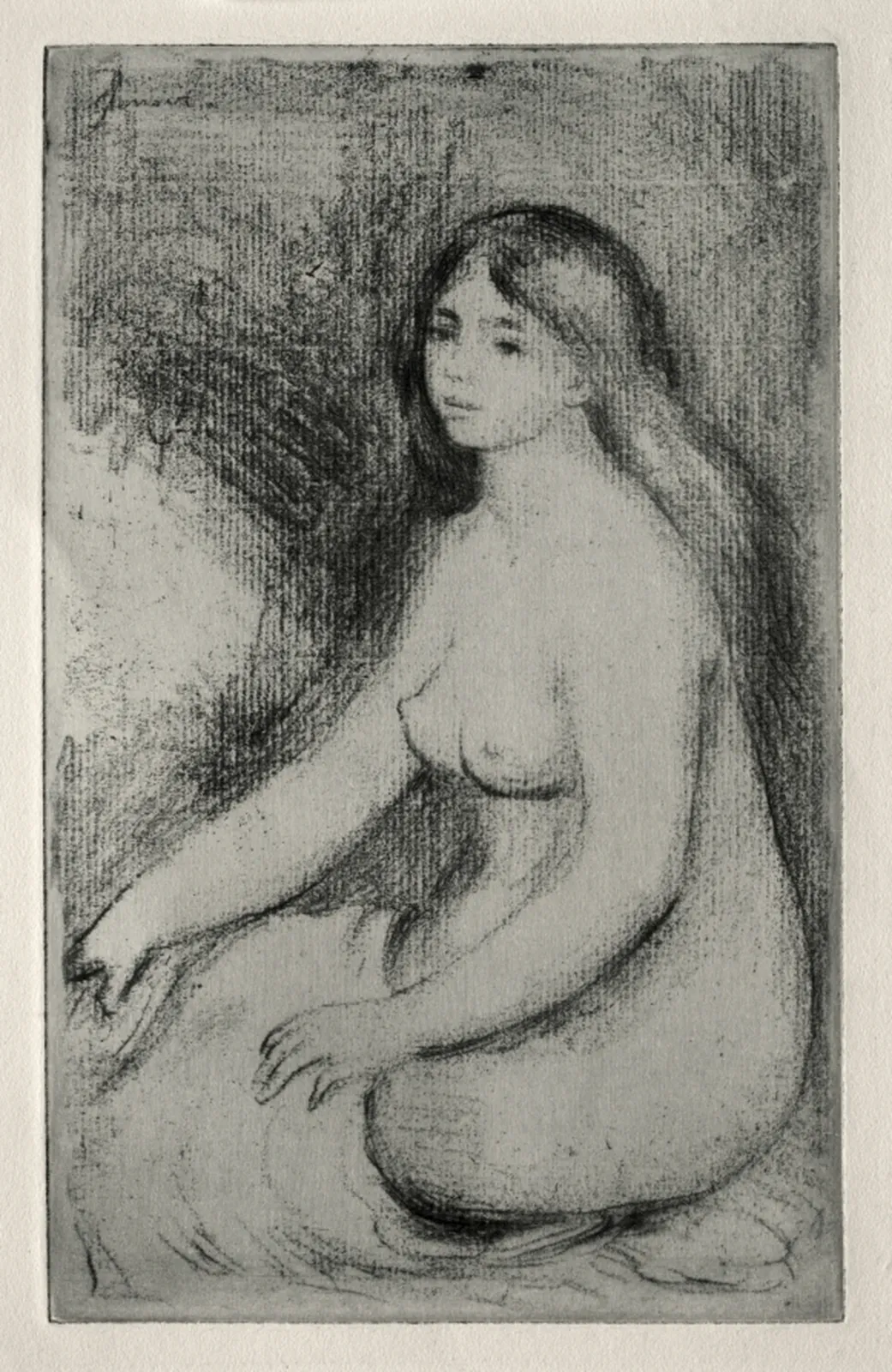 Baigneuse assise, Pierre-Auguste Renoir