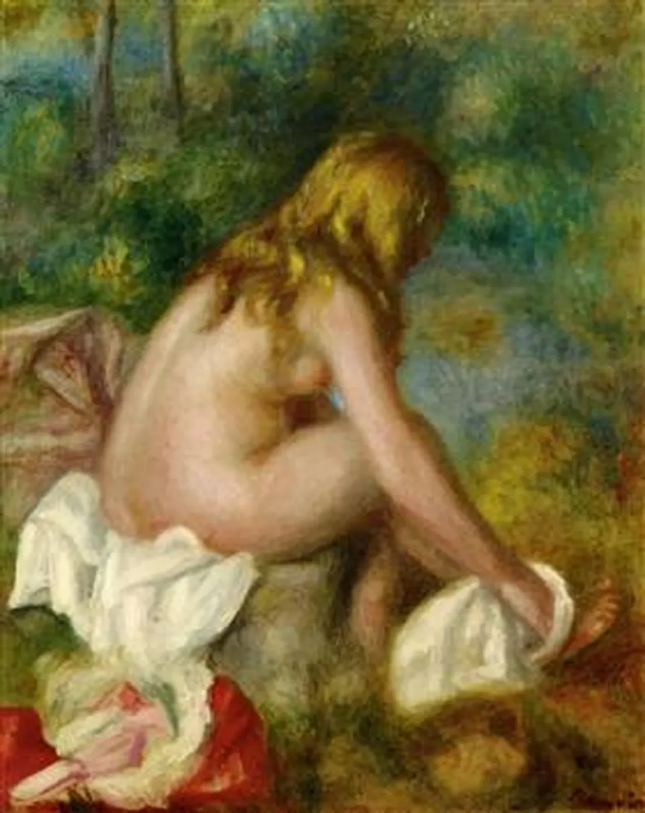 Baigneuse, nue assise, Pierre-Auguste Renoir
