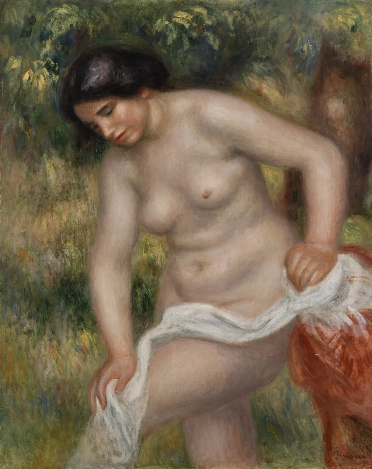 Bather Drying Herself (Baigneuse s'essuyant), Pierre-Auguste Renoir