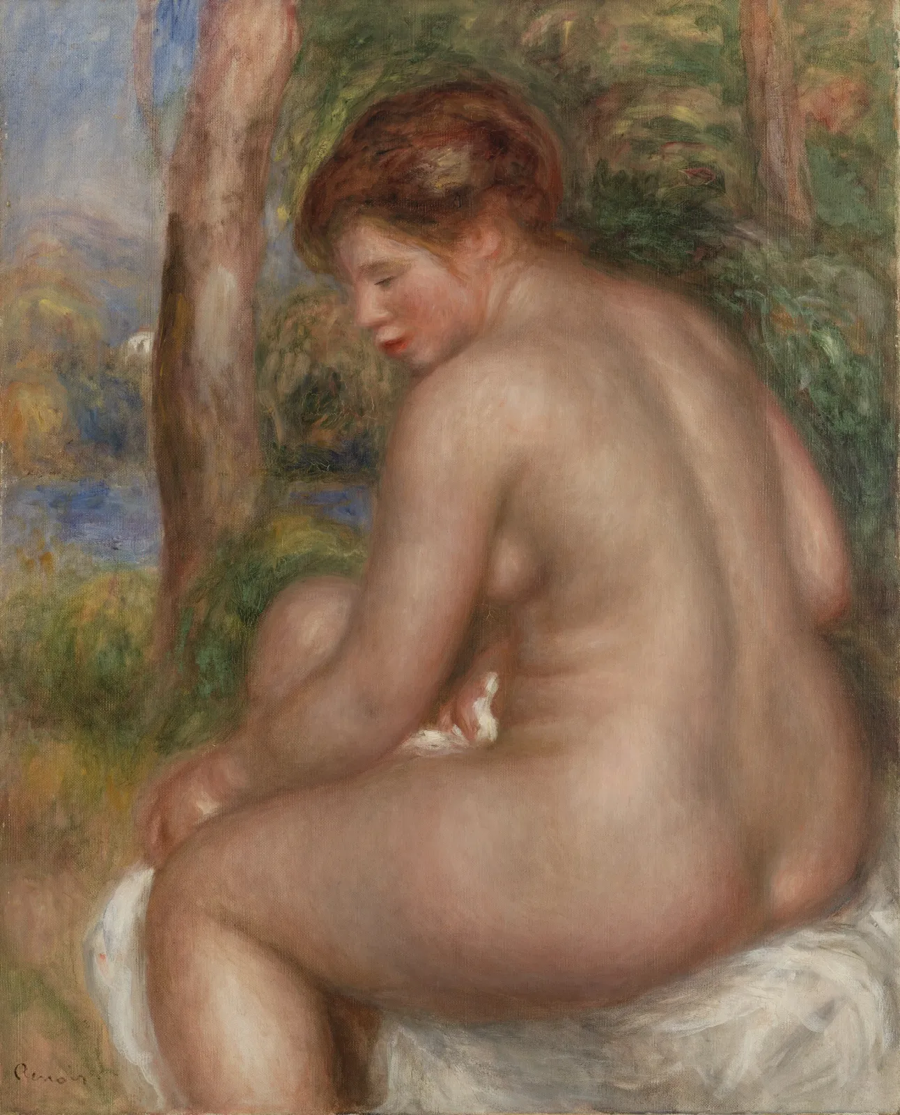 Bather in Three-Quarter View (Baigneuse vue de trois quarts), Pierre-Auguste Renoir