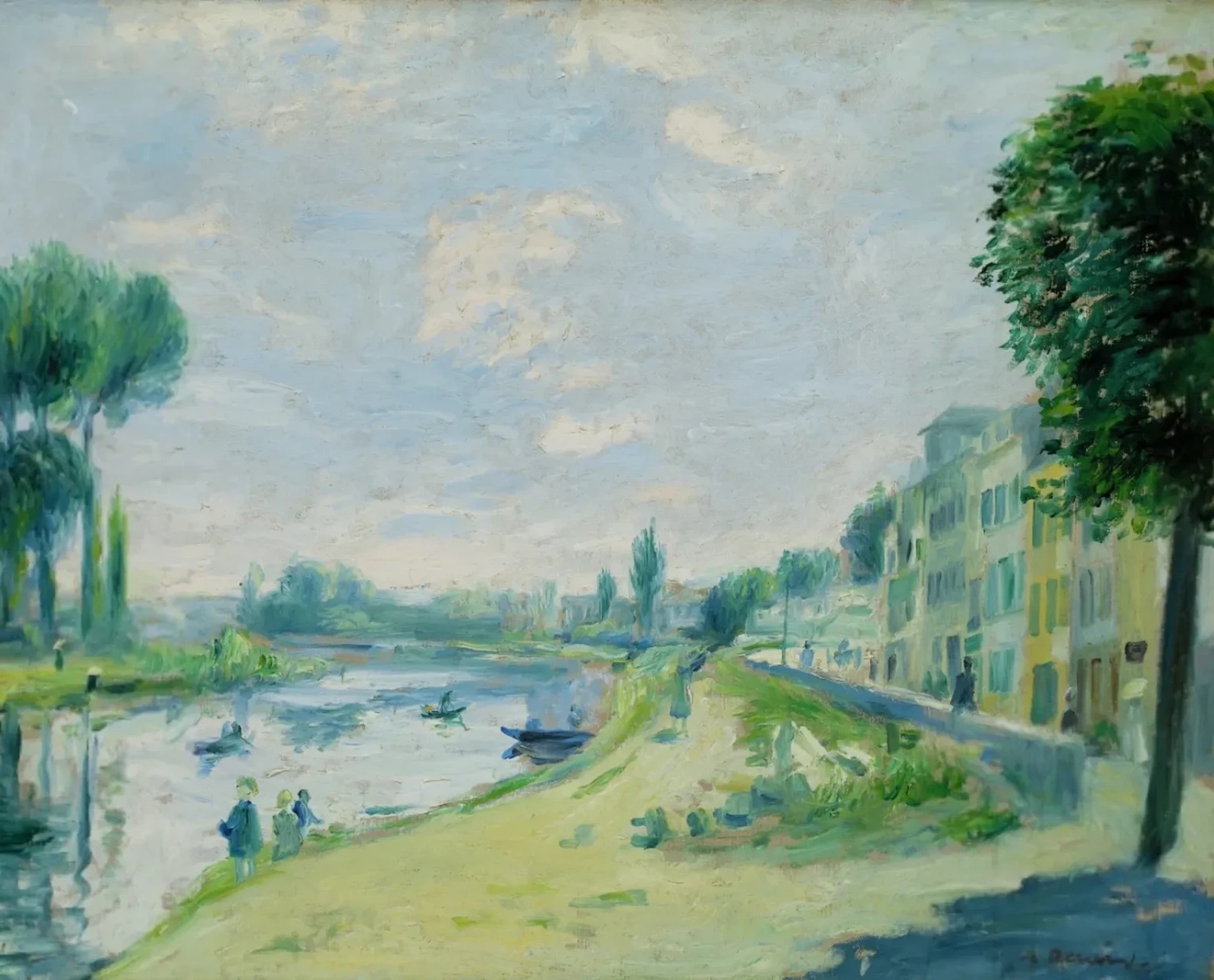 Bords de la Seine, Bougival, Pierre-Auguste Renoir