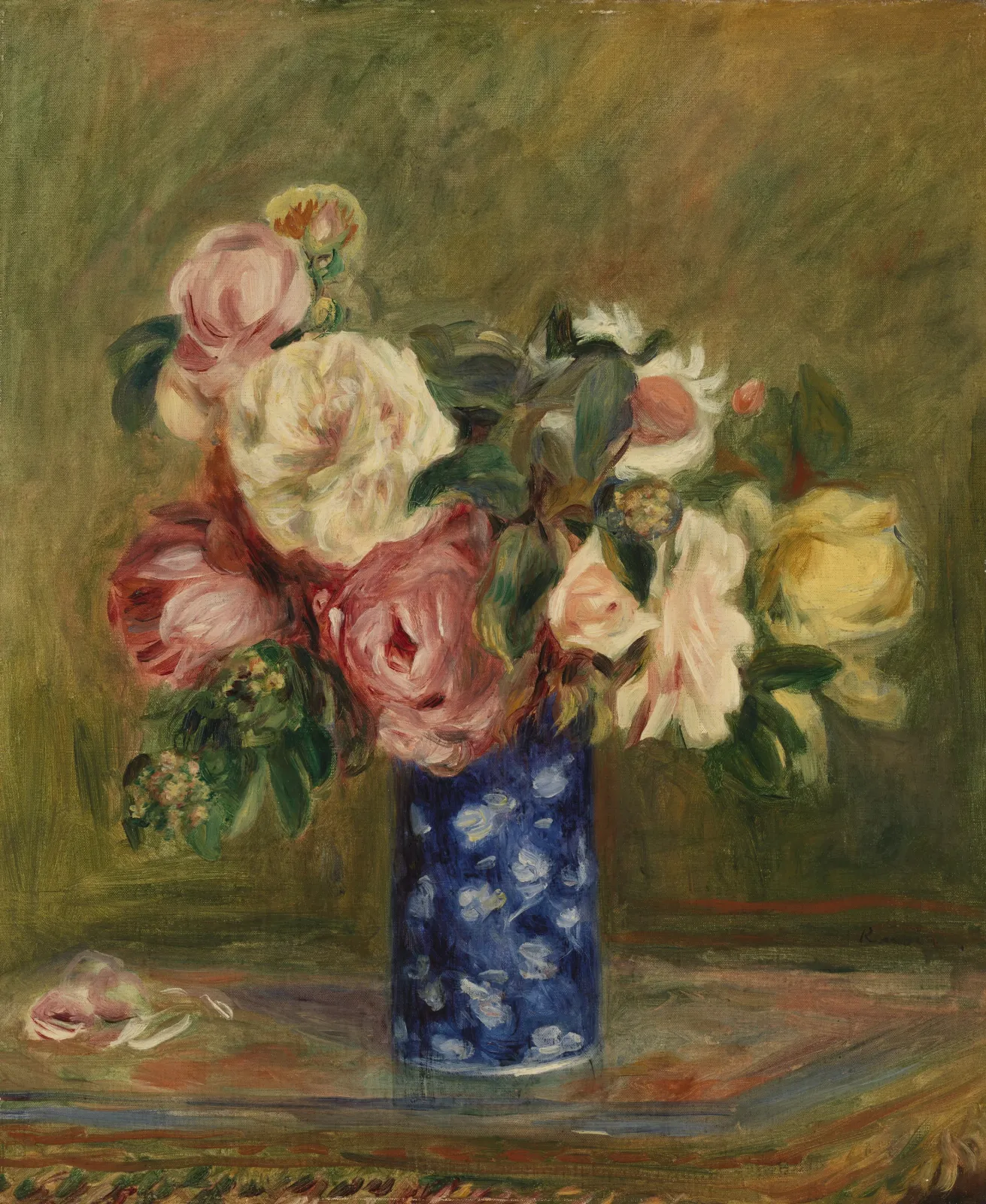 Le Bouquet de roses, Pierre-Auguste Renoir