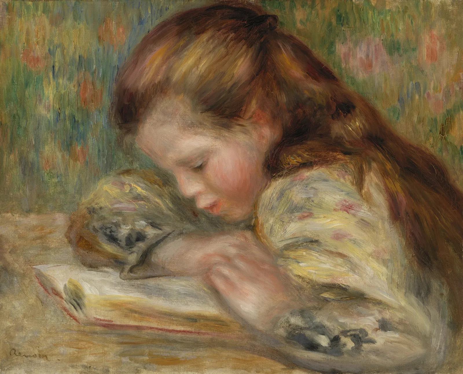 Child Reading (Enfant lisant), Pierre-Auguste Renoir