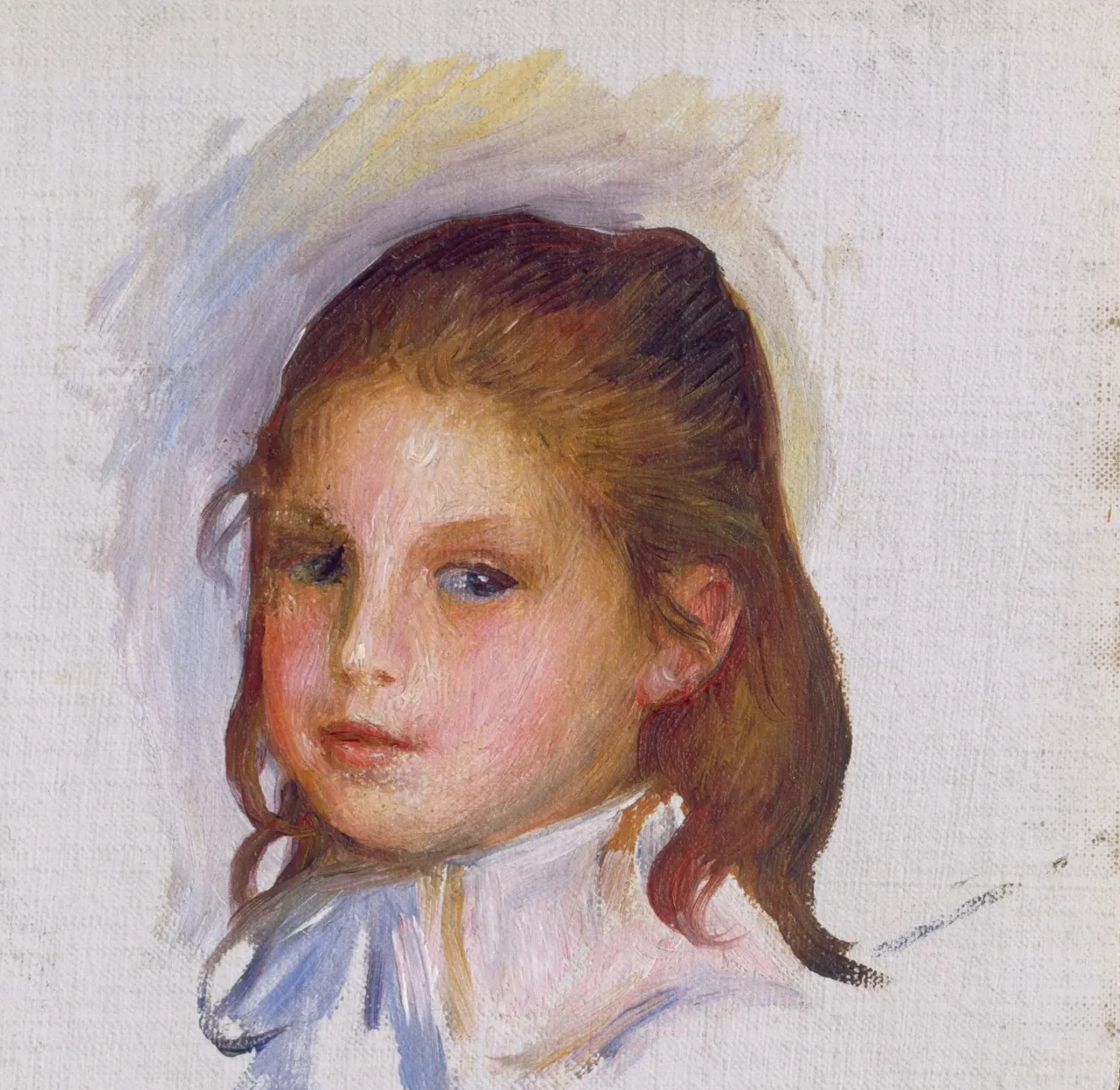 Child with Brown Hair, Pierre-Auguste Renoir