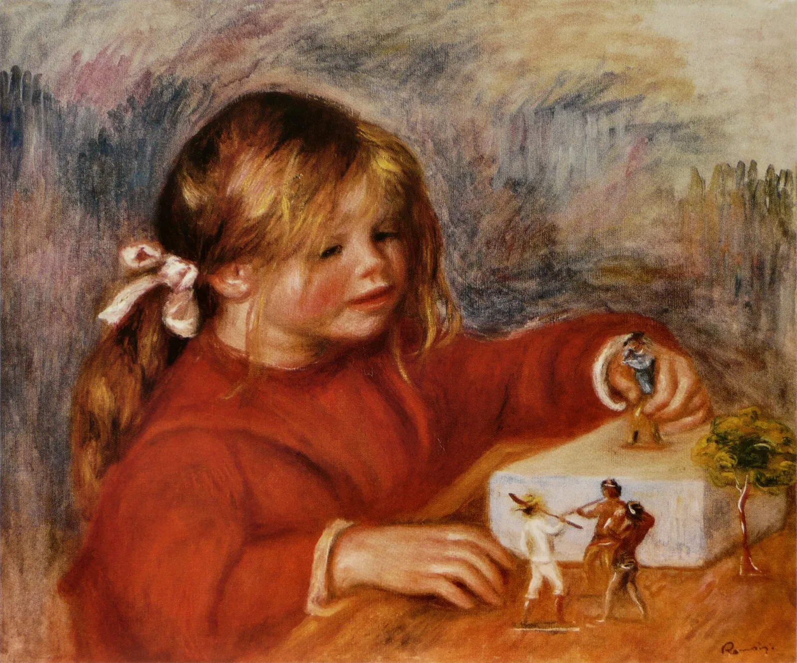 Claude Renoir jouant, Pierre-Auguste Renoir