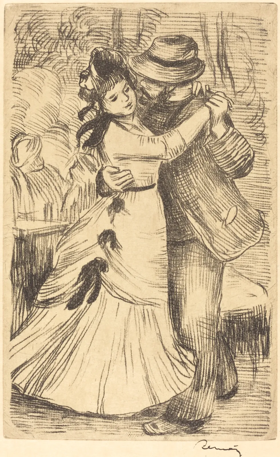 Dancing in the Country (La danse a la campagne), Pierre-Auguste Renoir